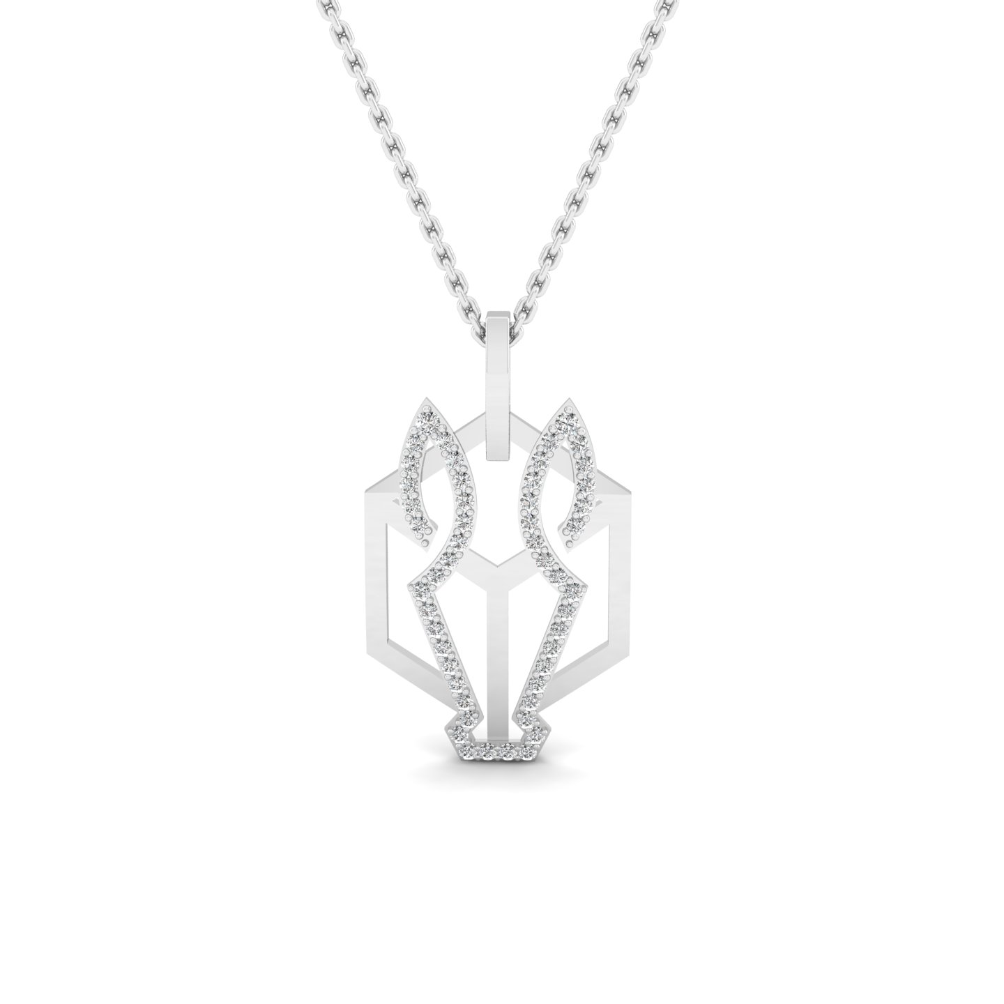 Glacial Wolf Pendant