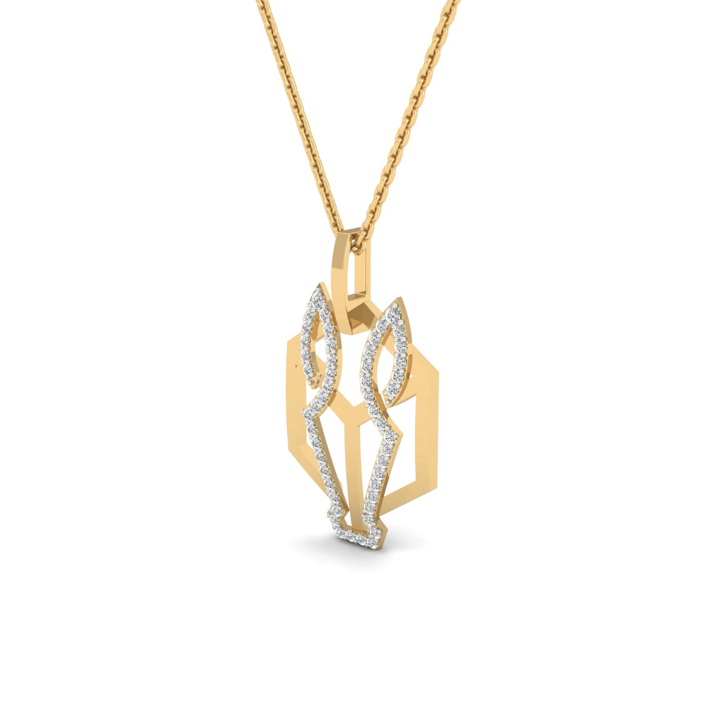 Glacial Wolf Pendant