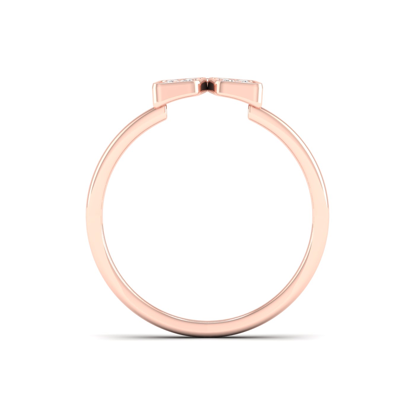1/5 Cts. Four Petal Fashion Ring