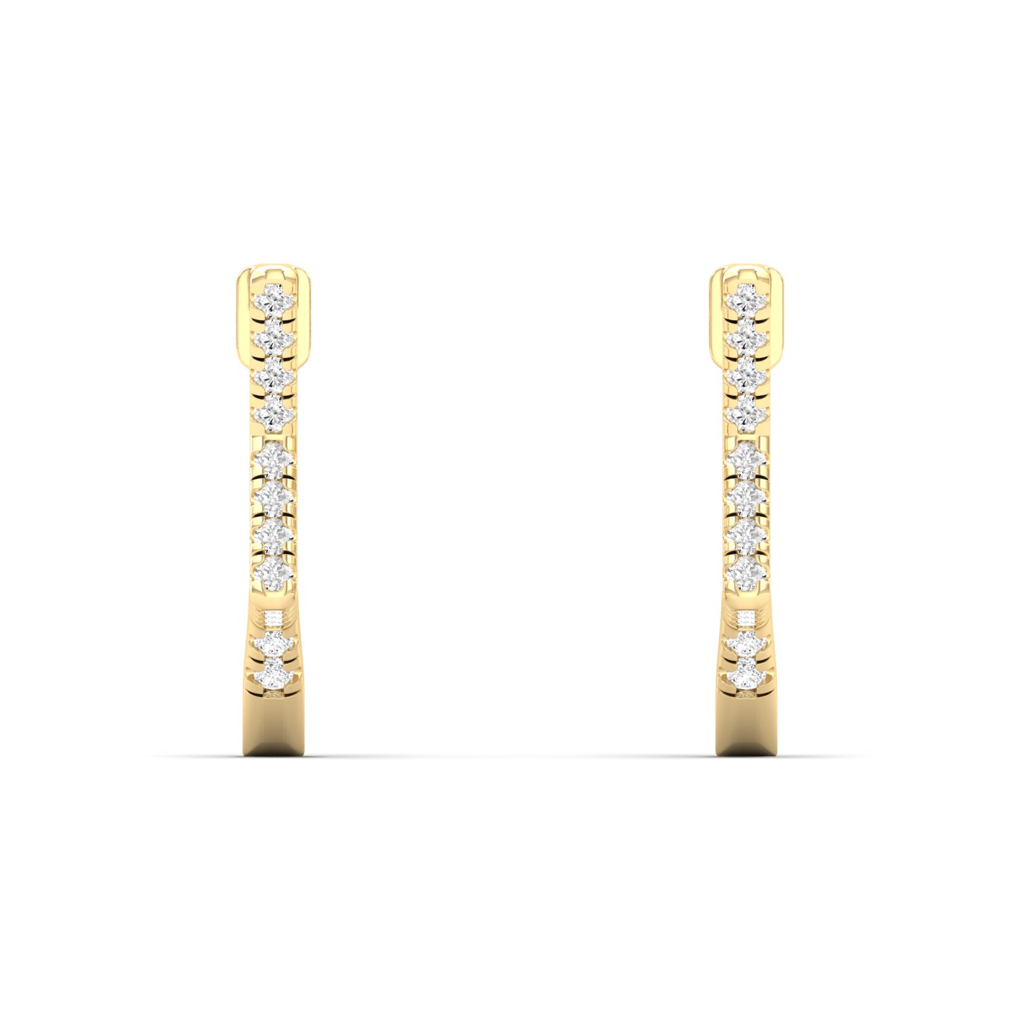 1/4 Cts. Star Shaped Hoop