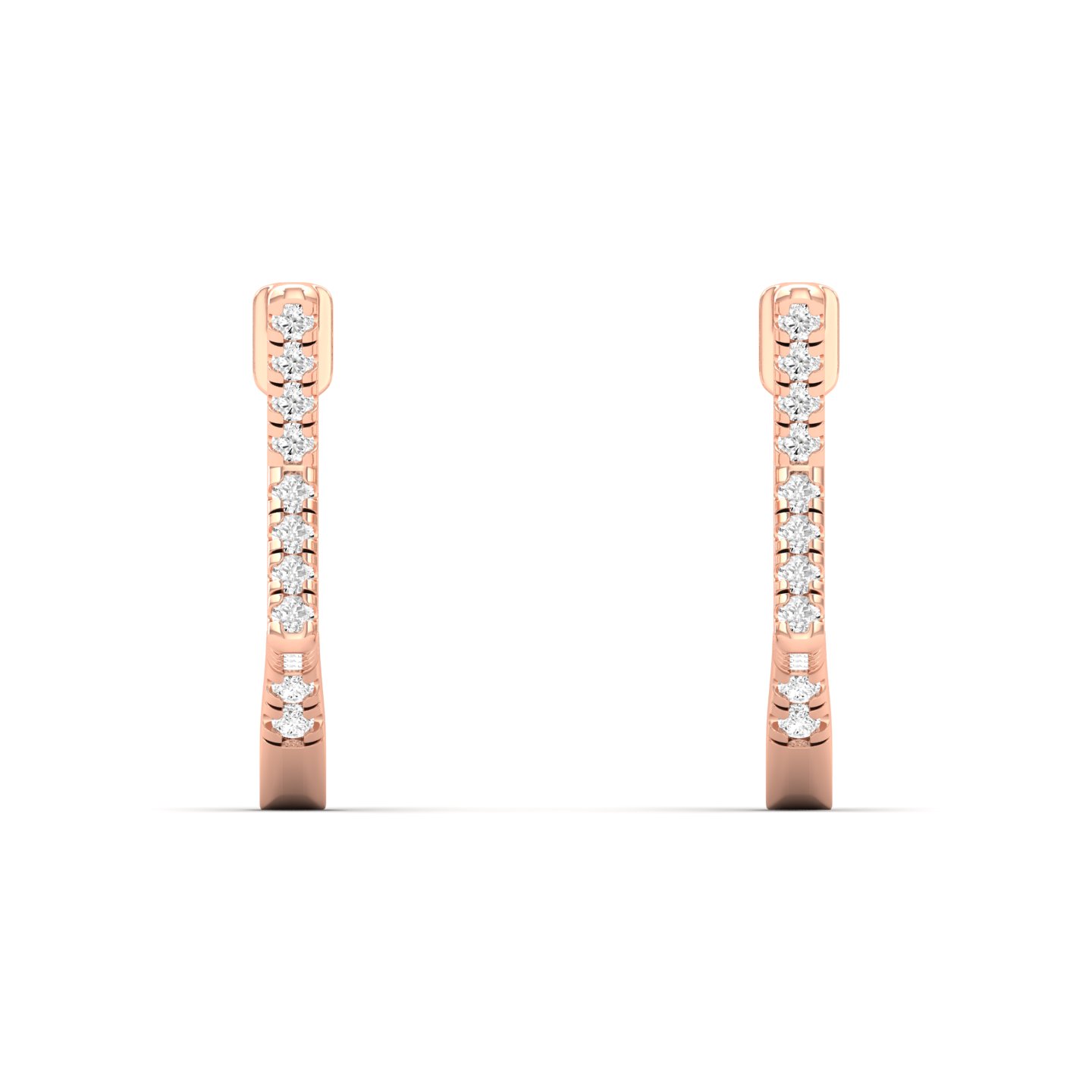 1/4 Cts. Star Shaped Hoop