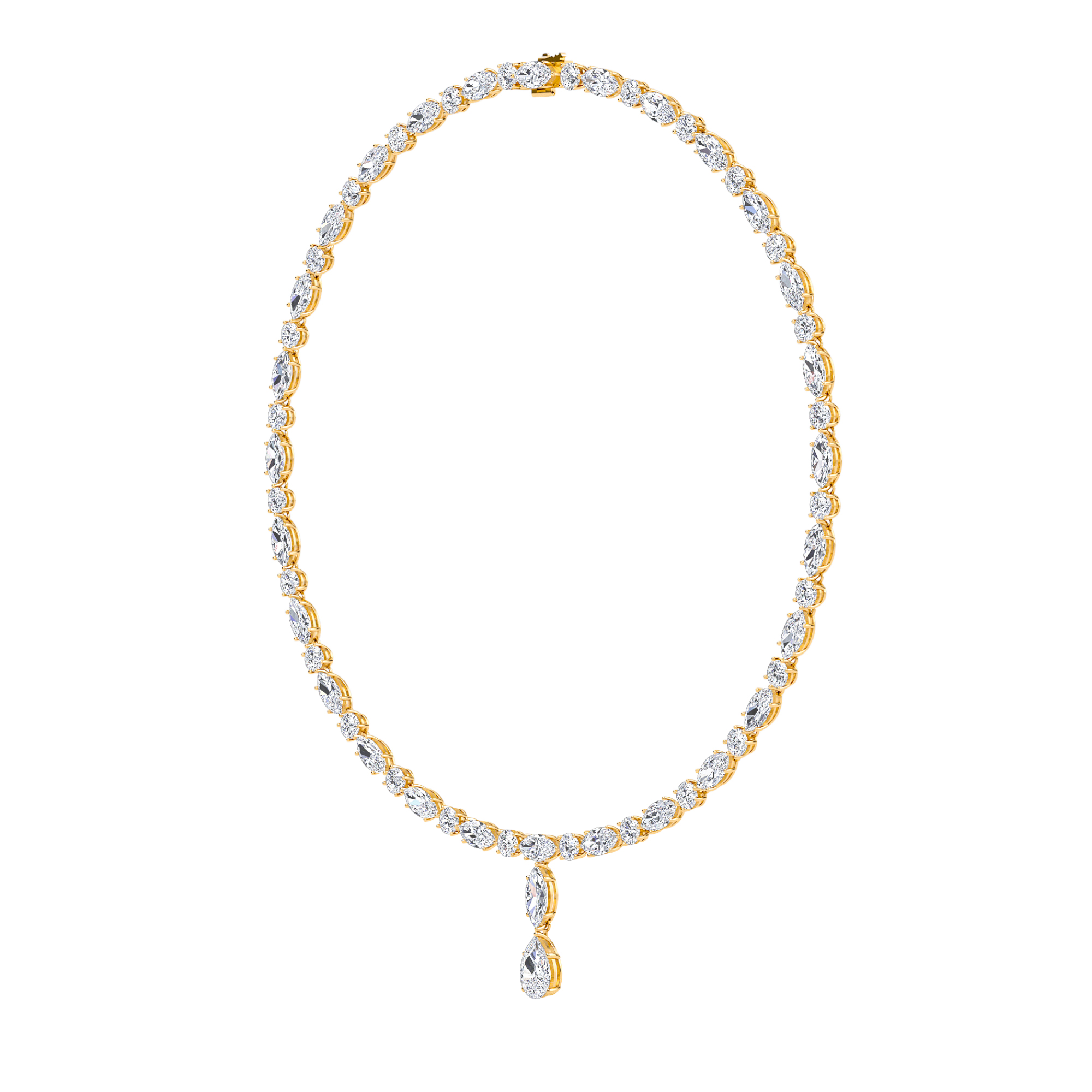 Drop Tennis Necklace