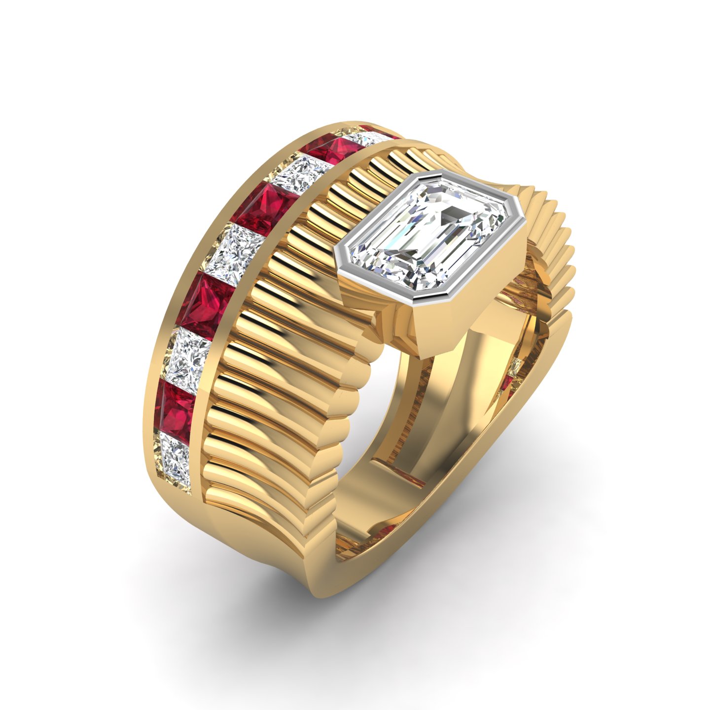 The Contrast Crown Ring