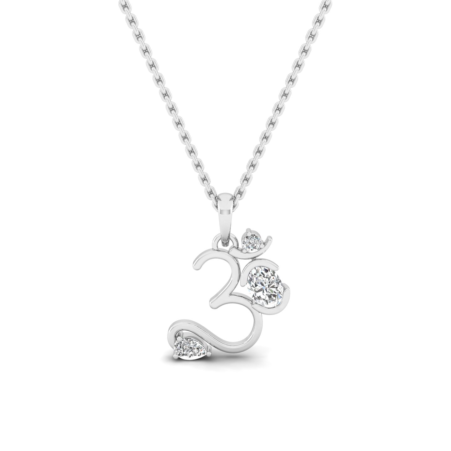 Divine Om Diamond Pendant