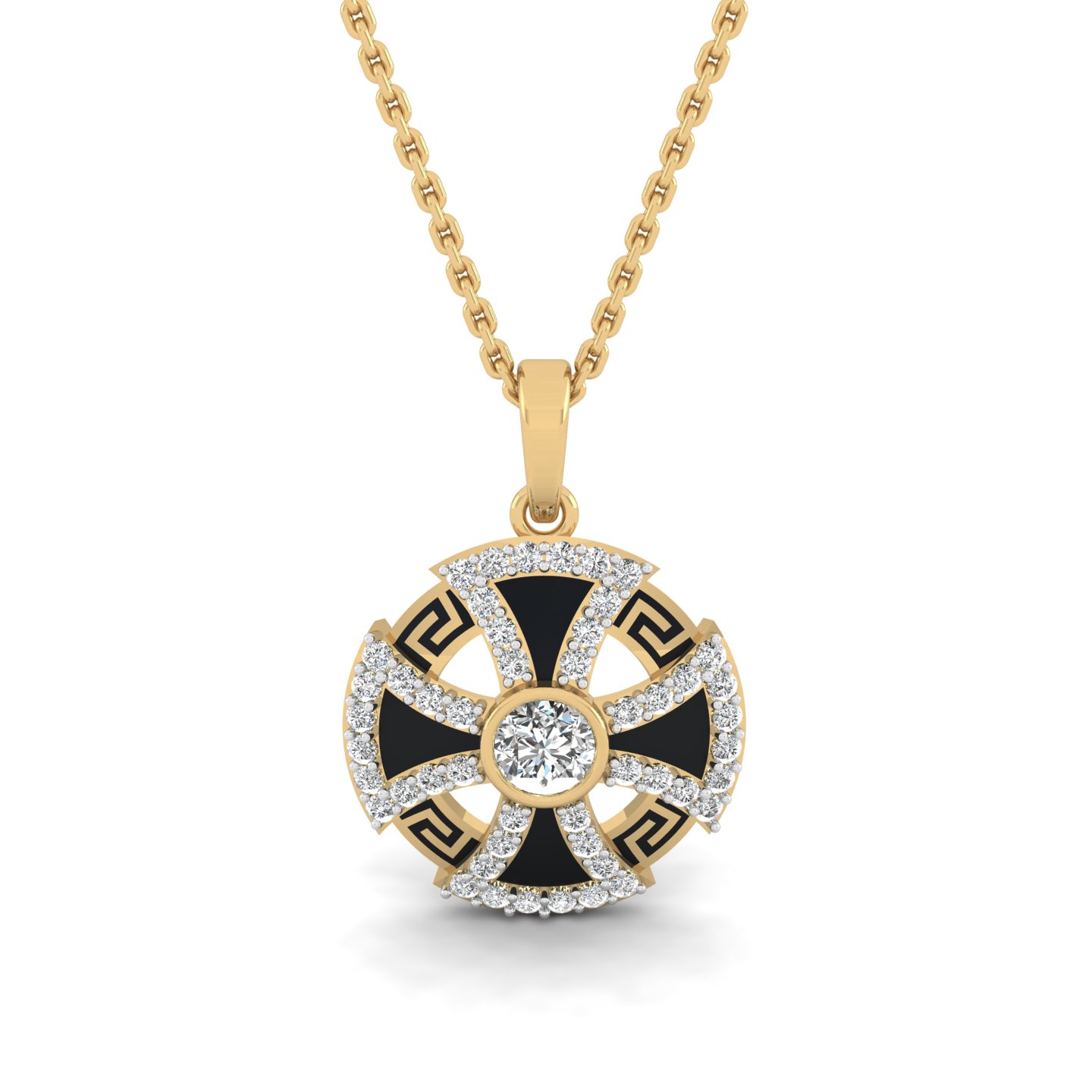 Obsidian Meridian Pendant