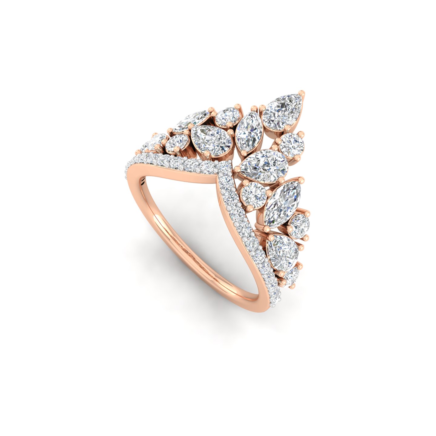 Aurean Leaf Ring