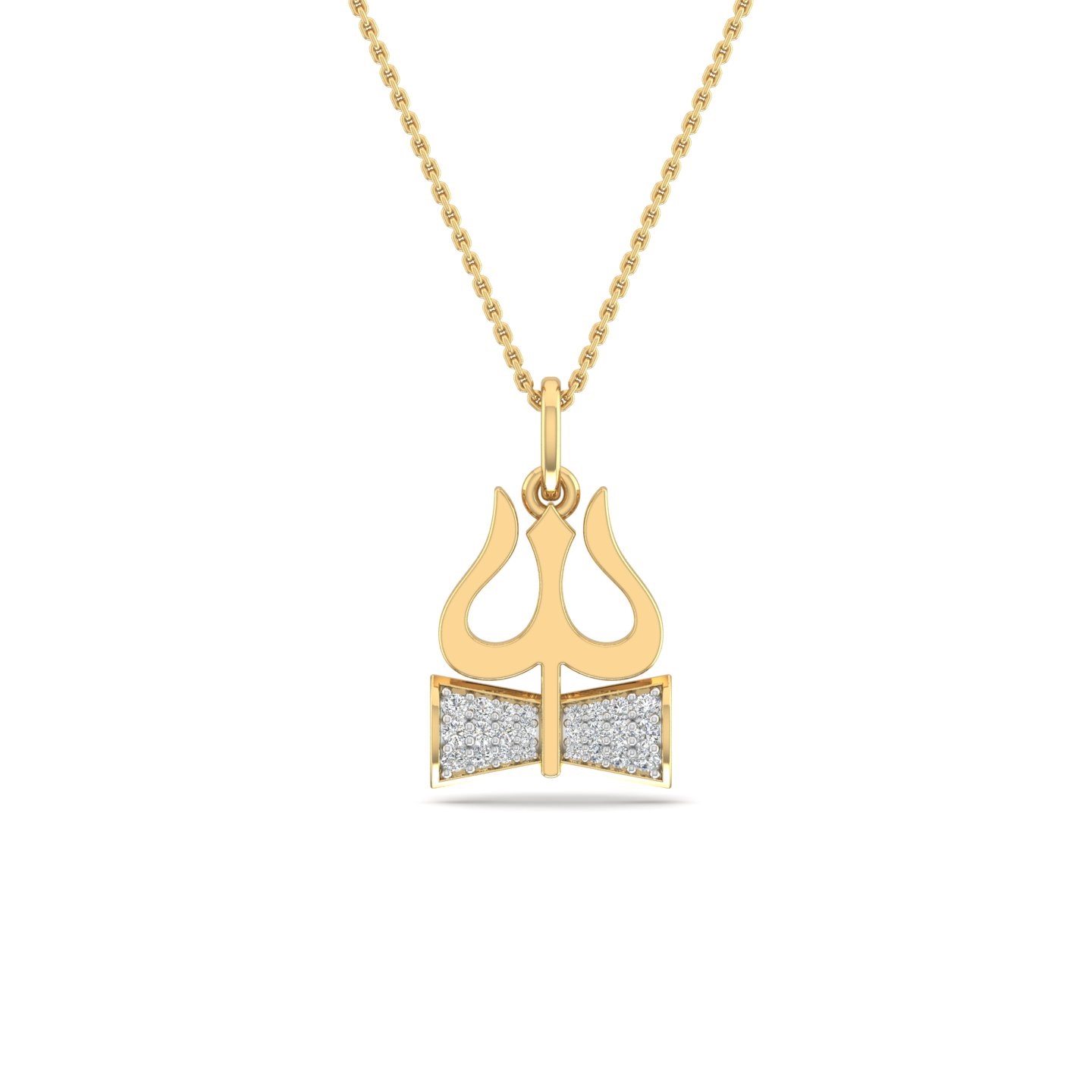 Trishakti Pave Pendant