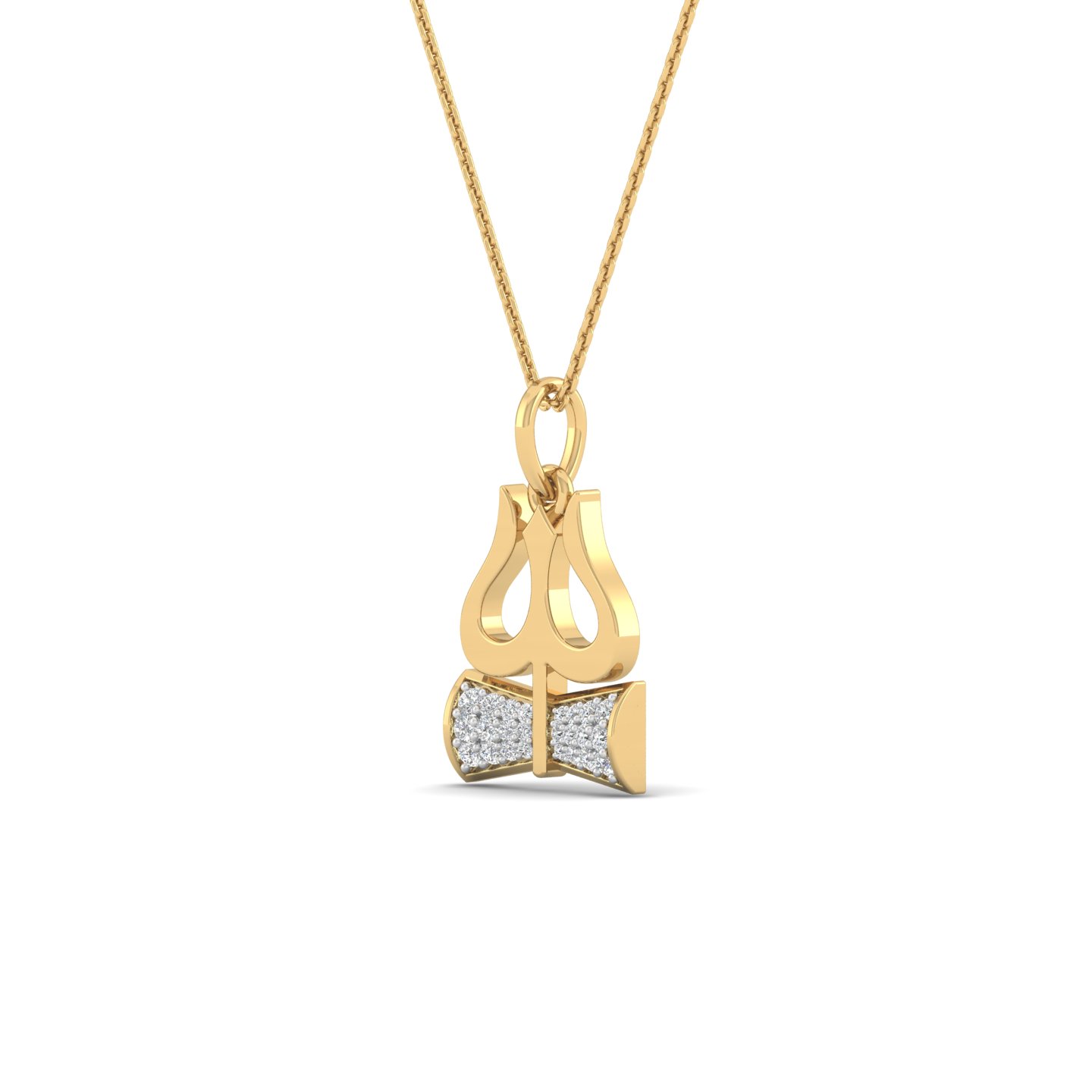 Trishakti Pave Pendant
