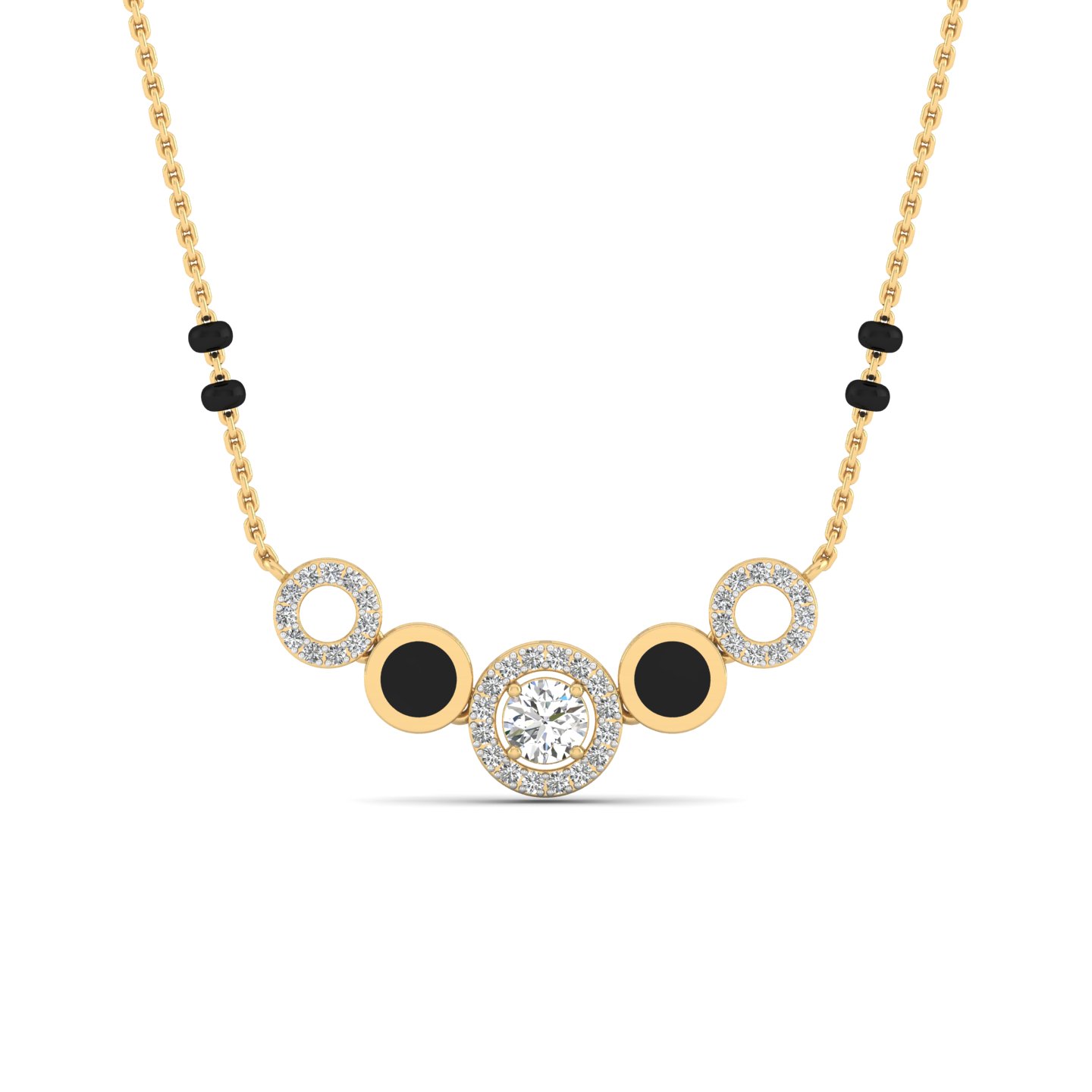Noir Orbit Mangalsutra