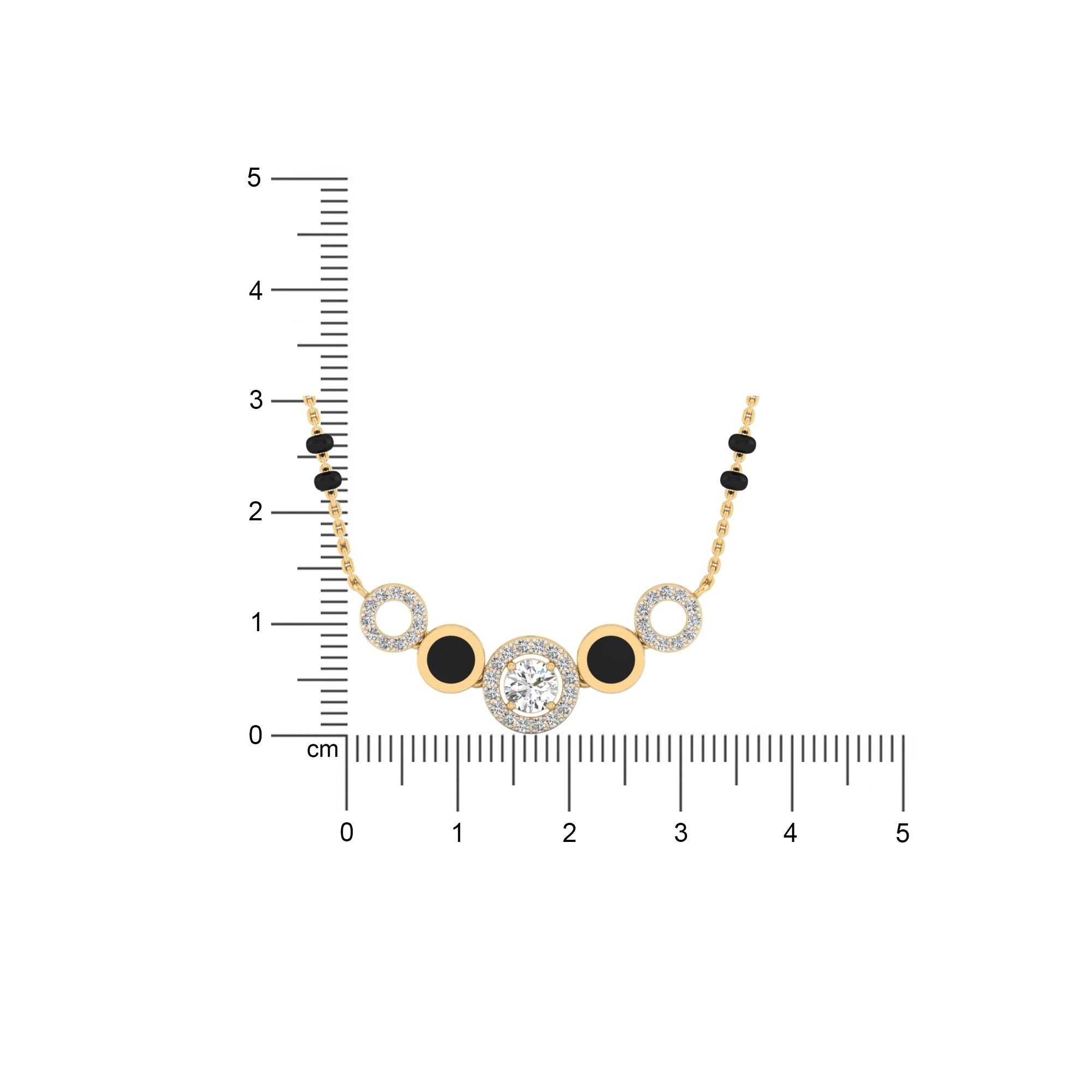 Noir Orbit Mangalsutra