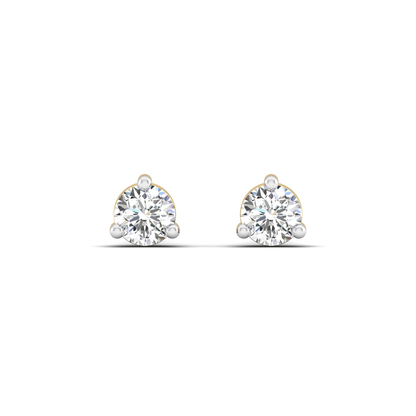 Three Prong Classic Solitaire Studs