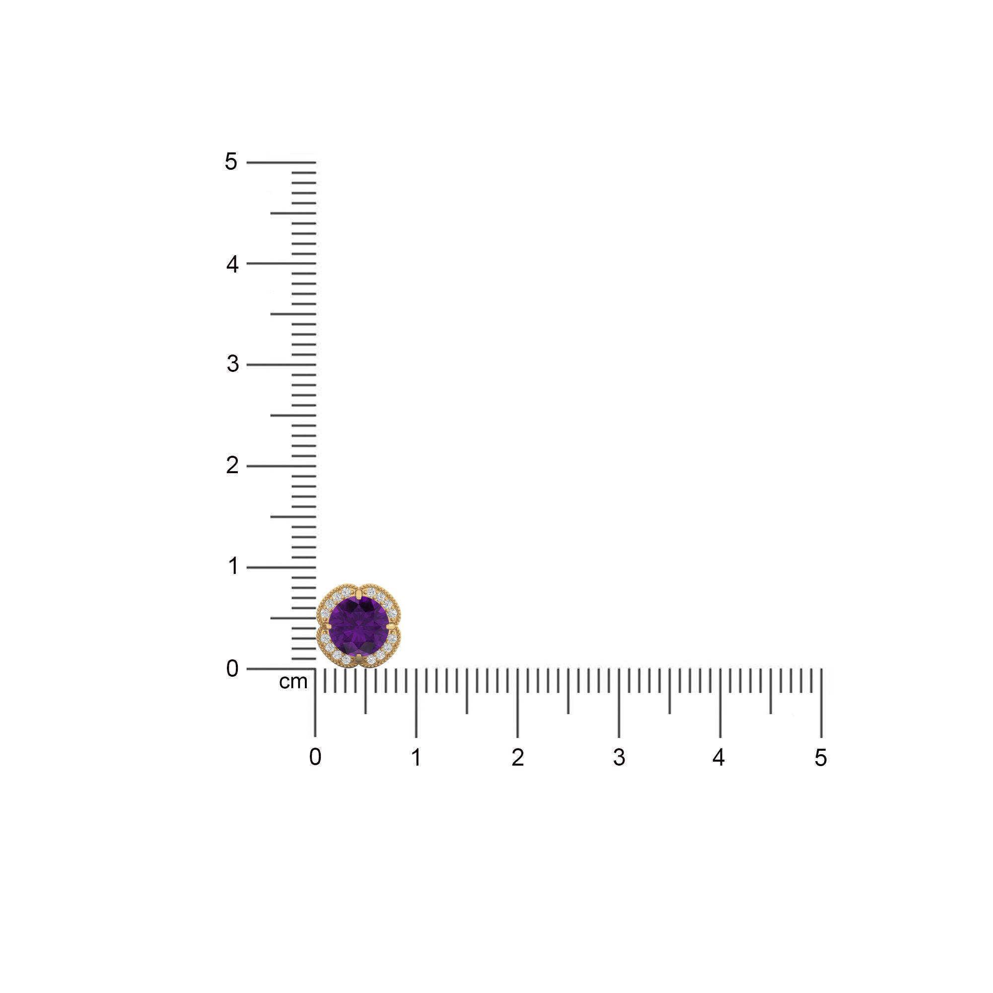 Amethyst Bloom Studs