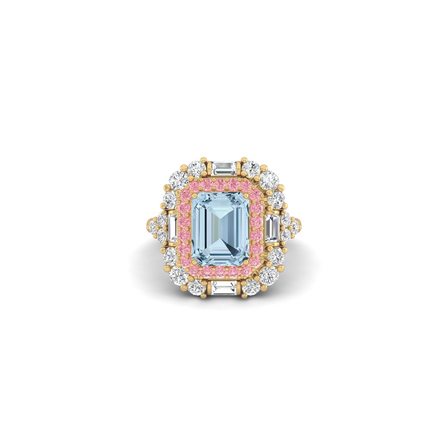 Blush Halo Ring