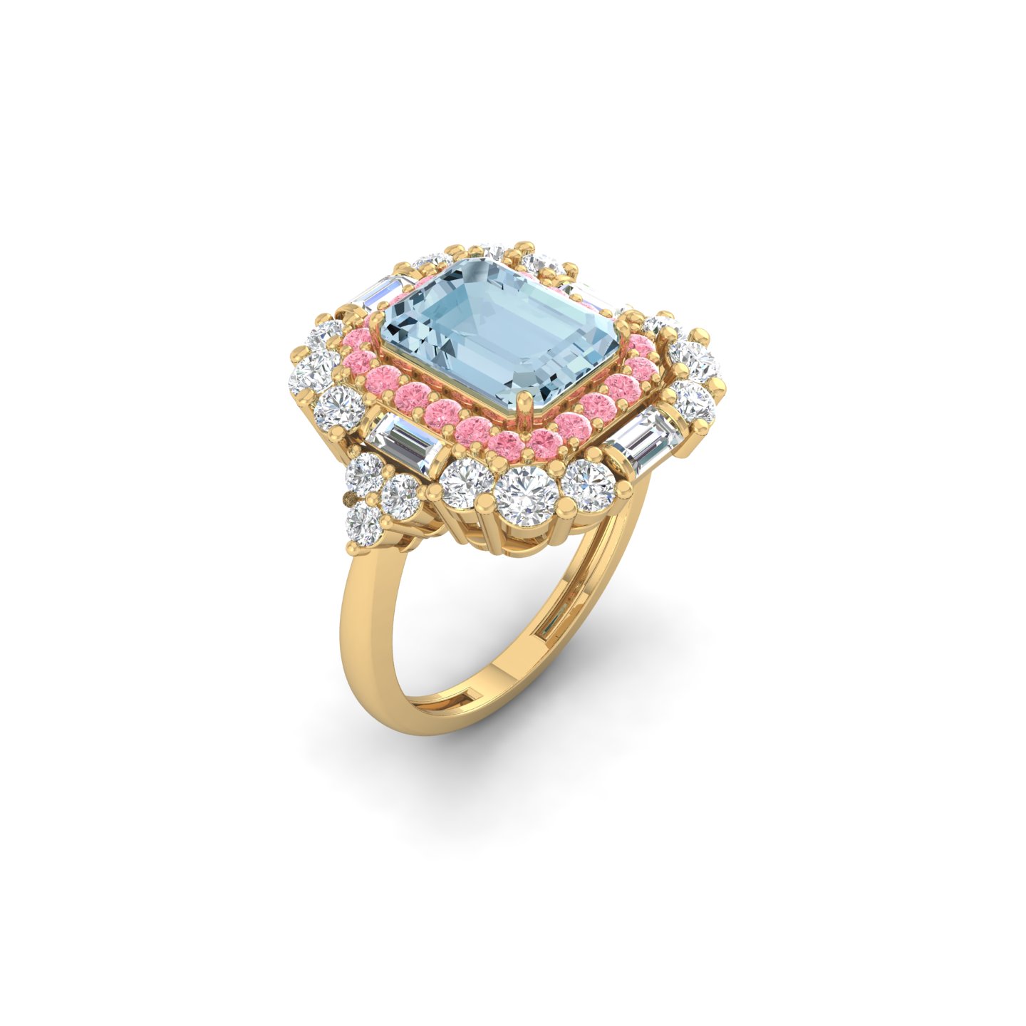 Blush Halo Ring