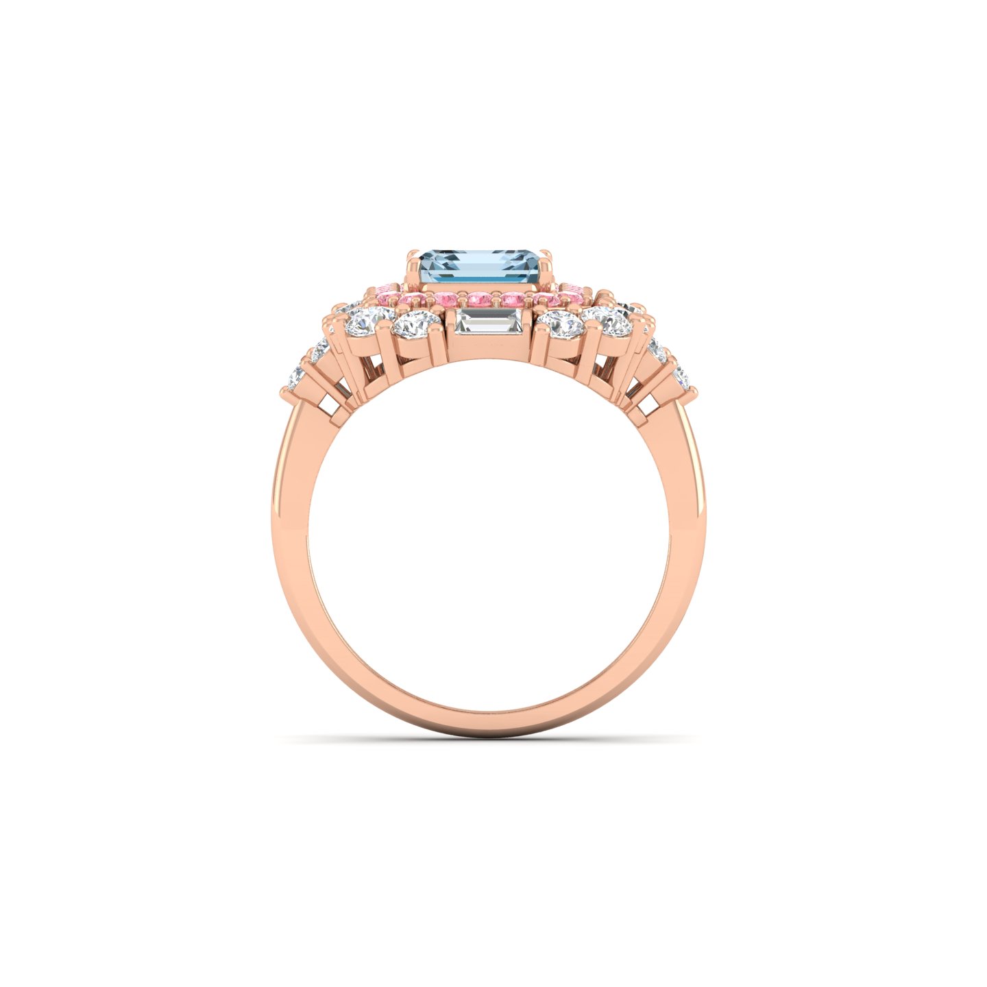 Blush Halo Ring
