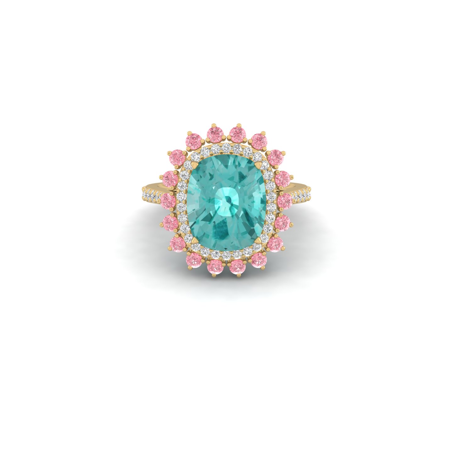 Aqua Bloom Ring