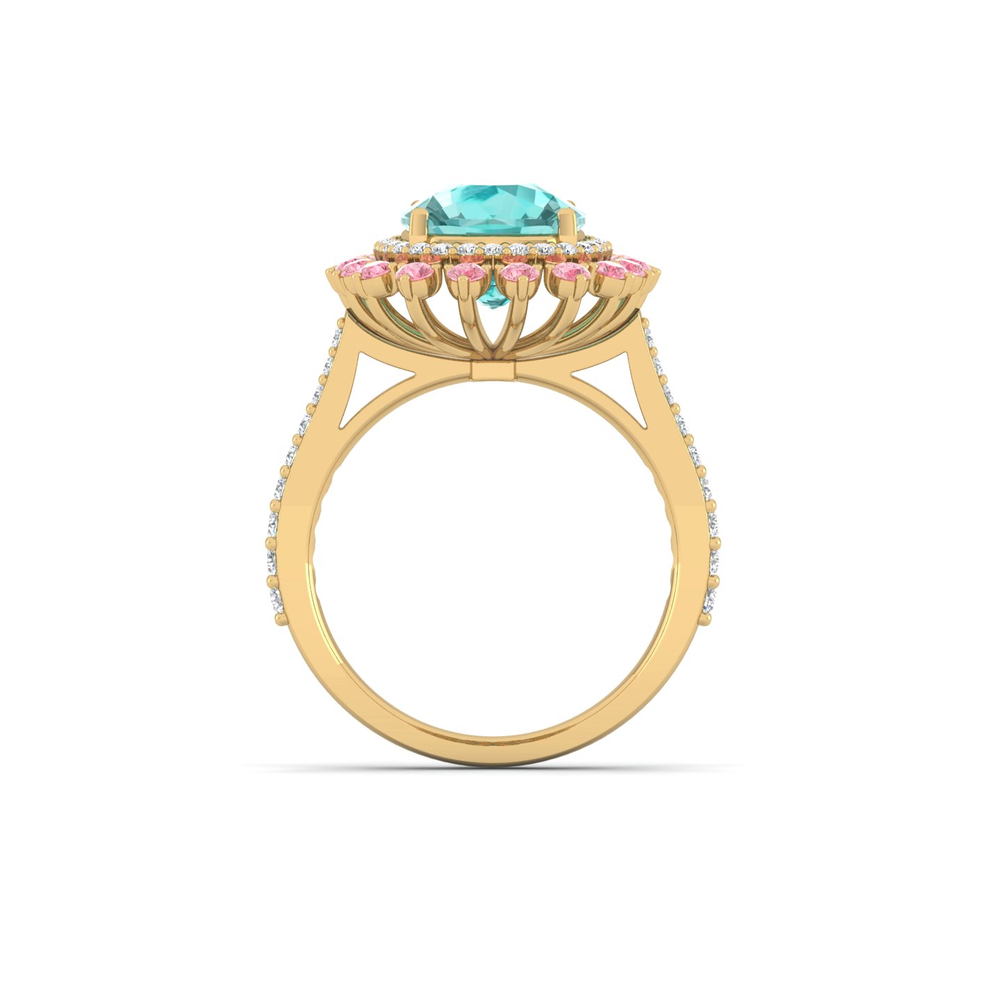 Aqua Bloom Ring