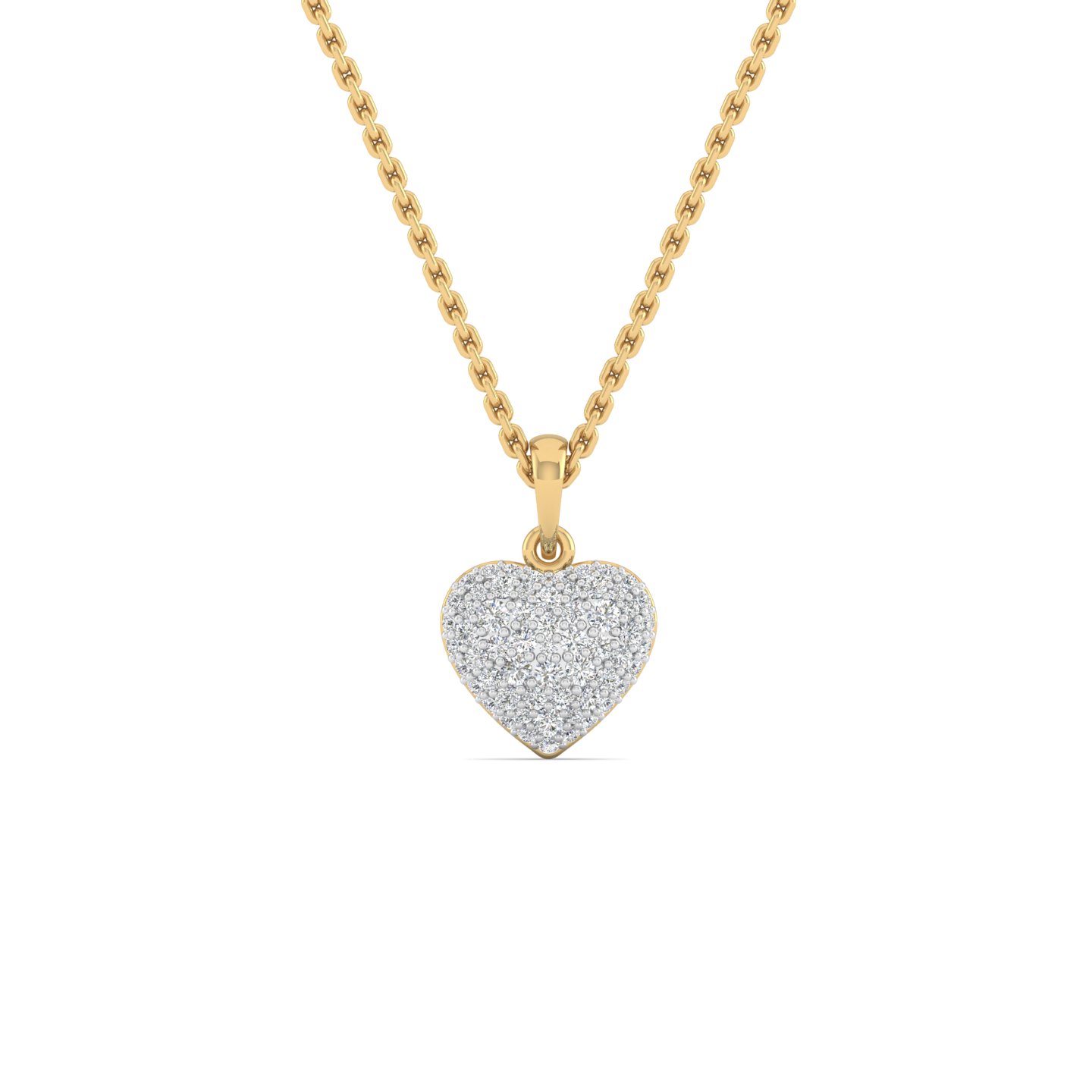 Pave Heart Pendant
