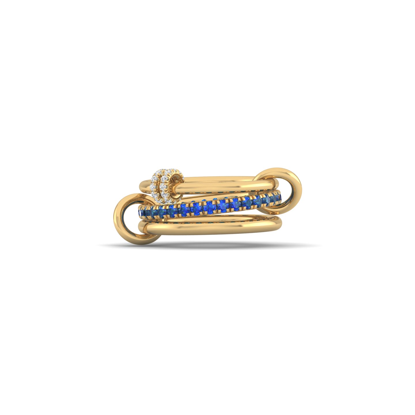 Sapphire Link Ring