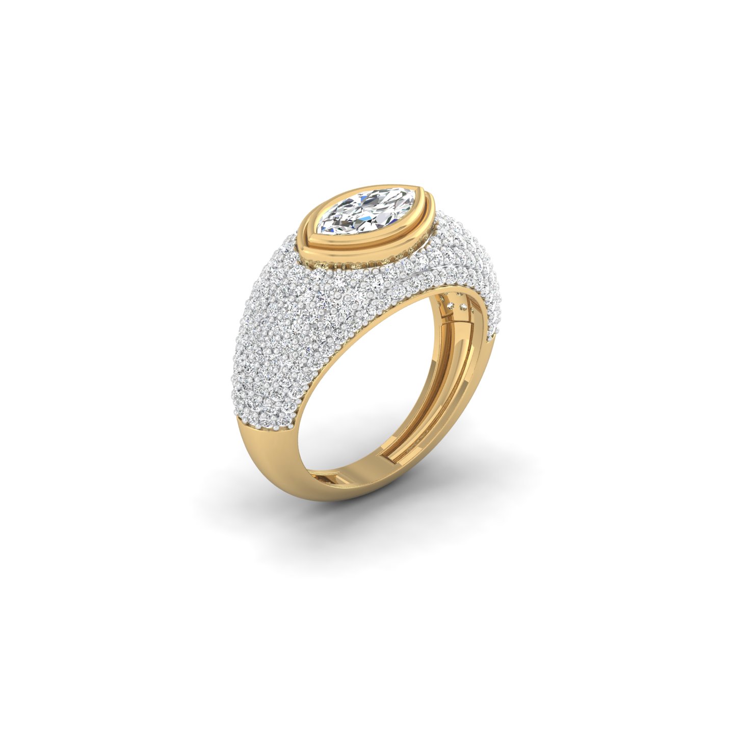 Marquise Pave Ring