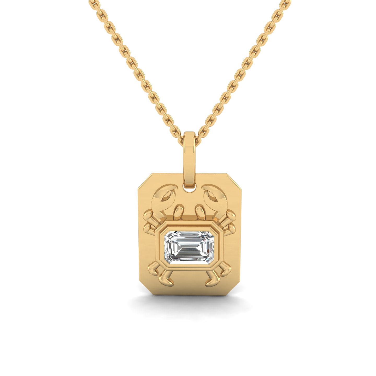 Cancer Emerald Crab Pendant