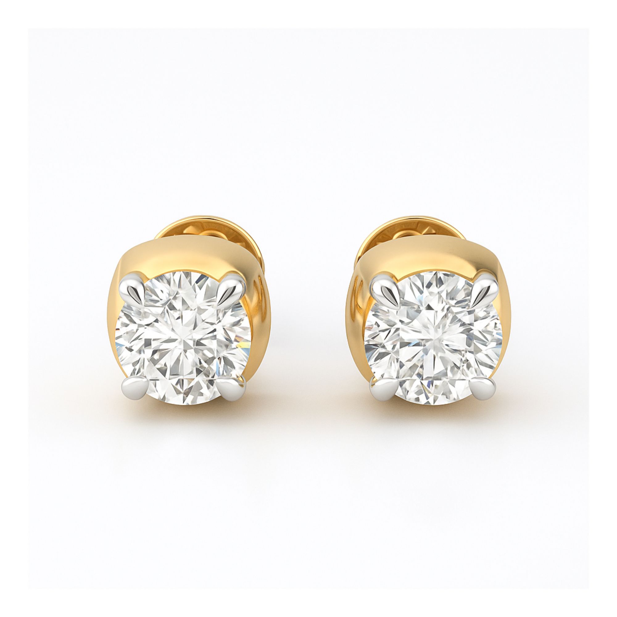 Celeste Solitaire Studs