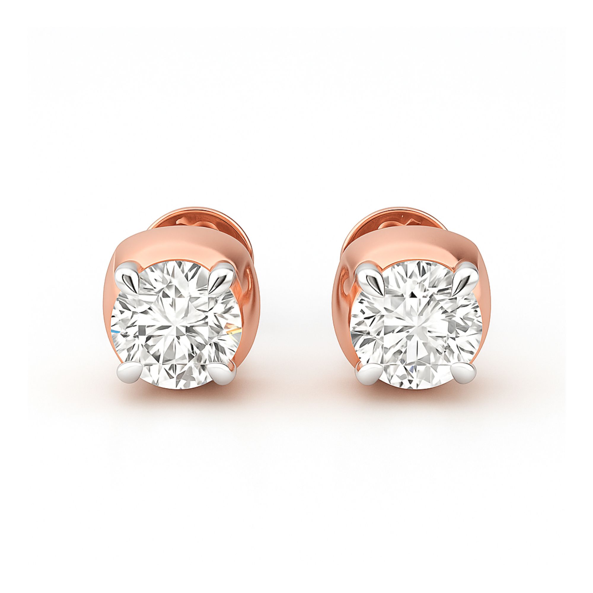Celeste Solitaire Studs