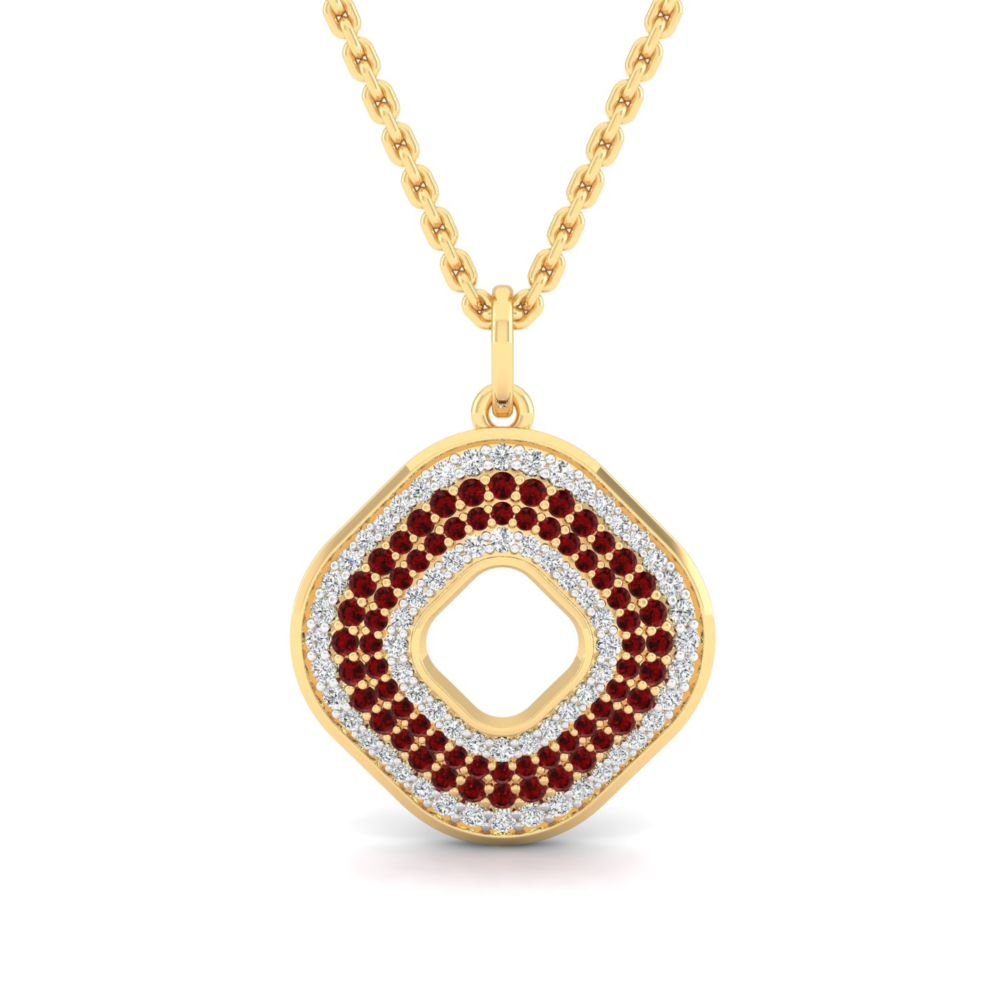 Scarlet Halo Pendant