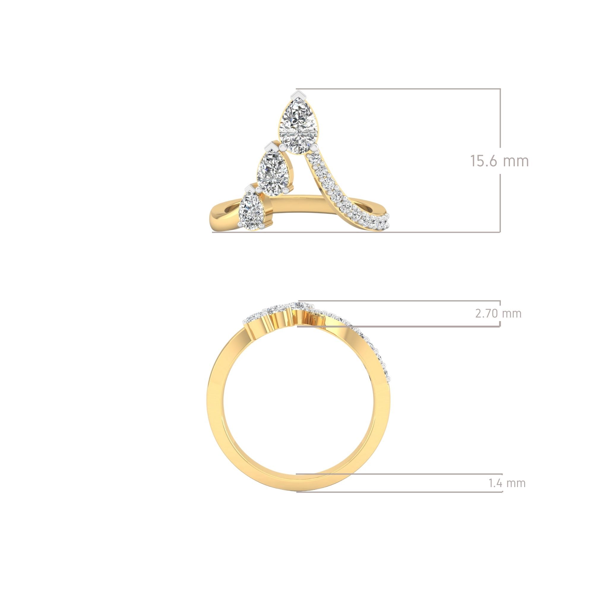 Eclipse Diamond Ring