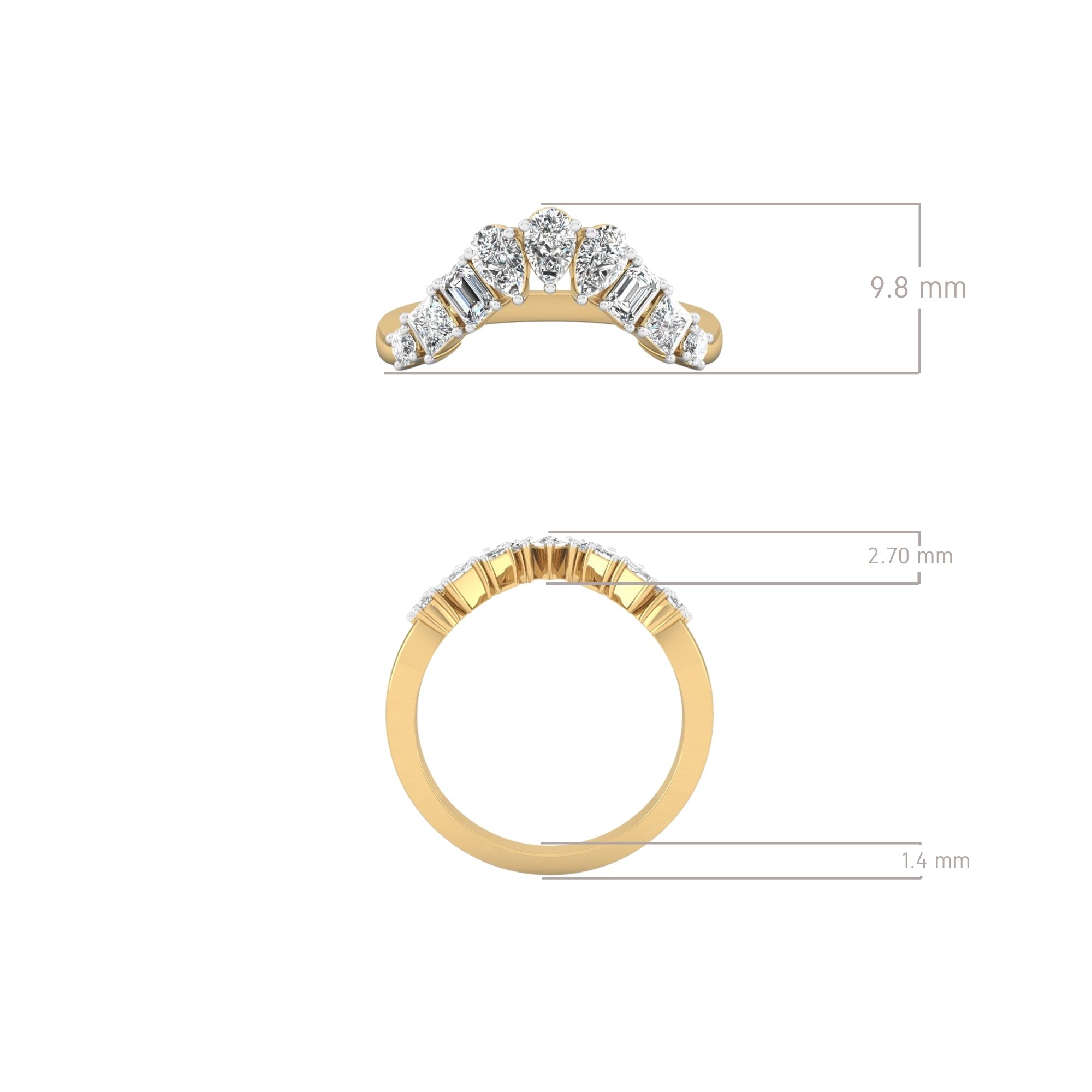 Crestline Diamond Ring