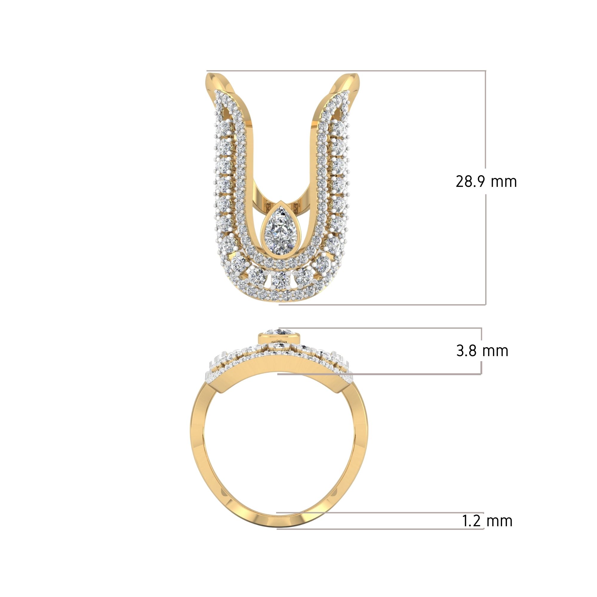 Celeste Loop Ring