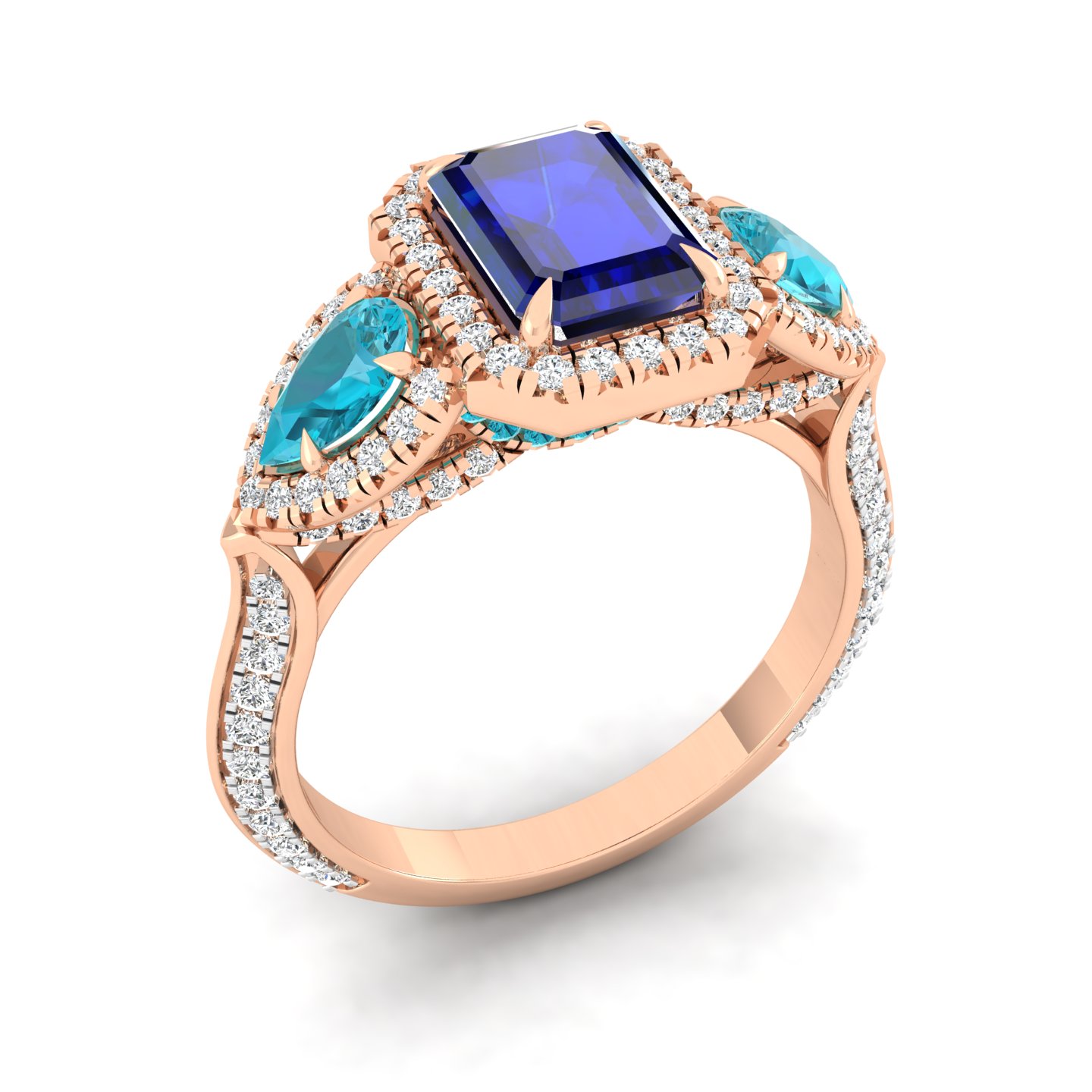 The Tanzanite Oasis Ring