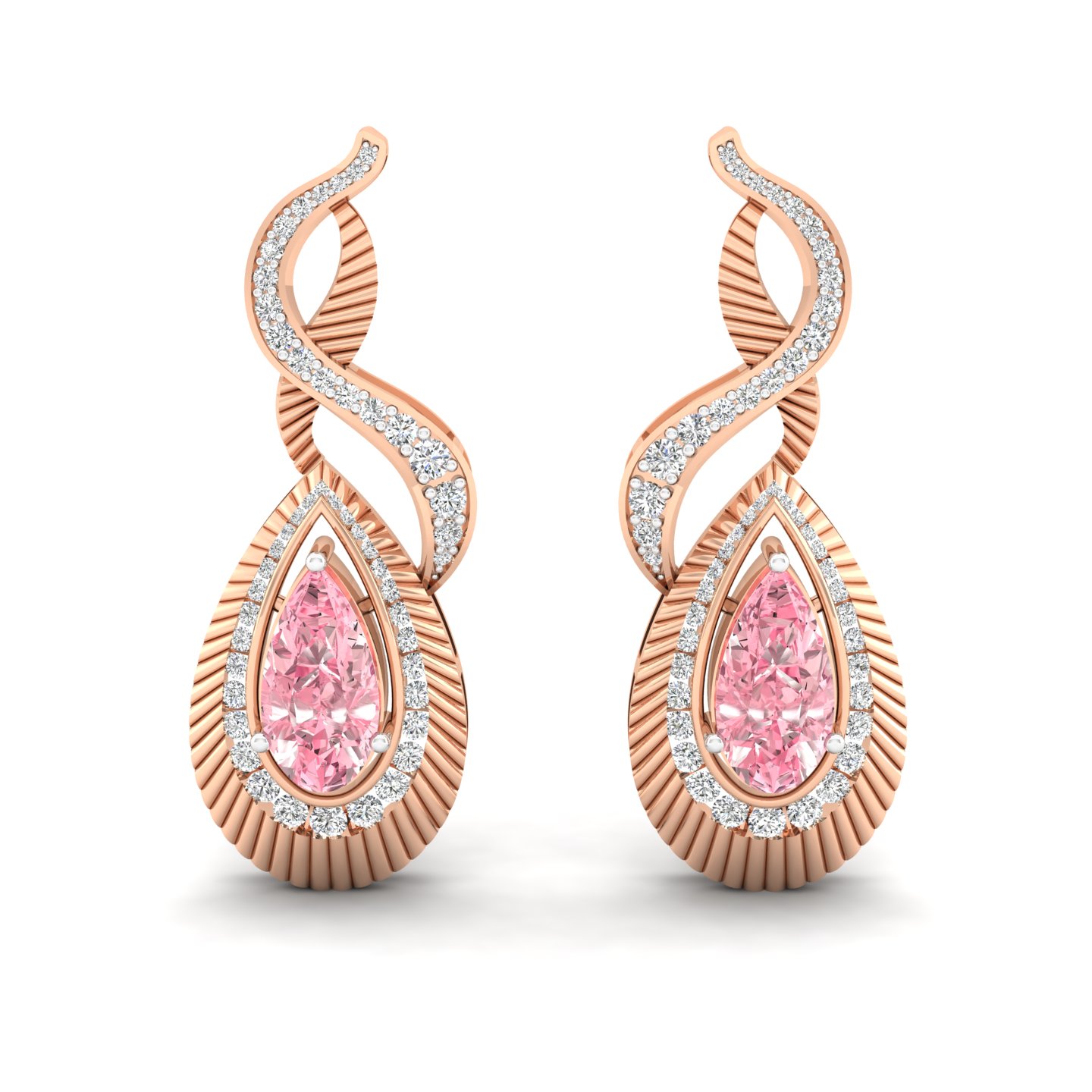 Eternal Flame Drop Earrings