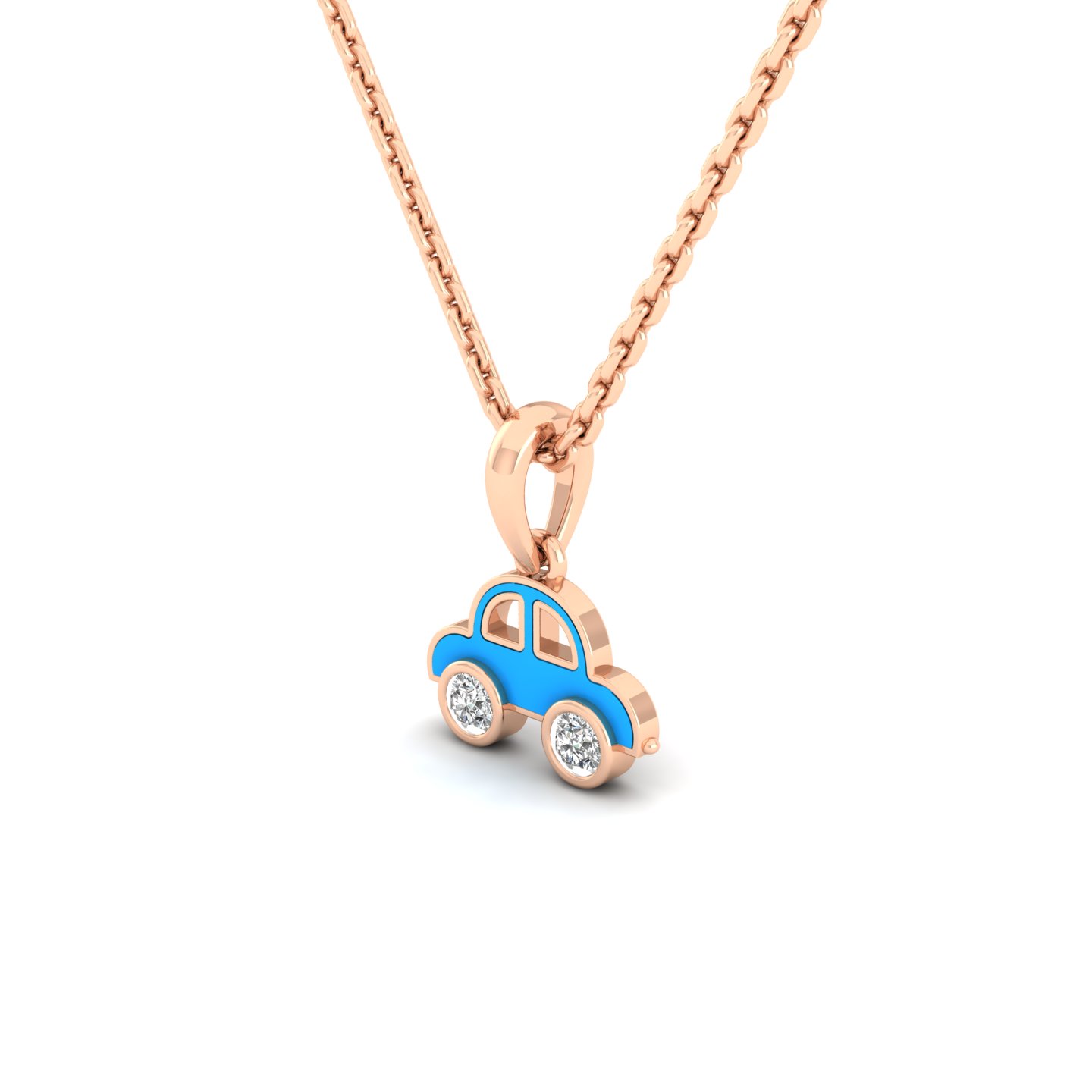 Tiny Cruiser Diamond Pendant