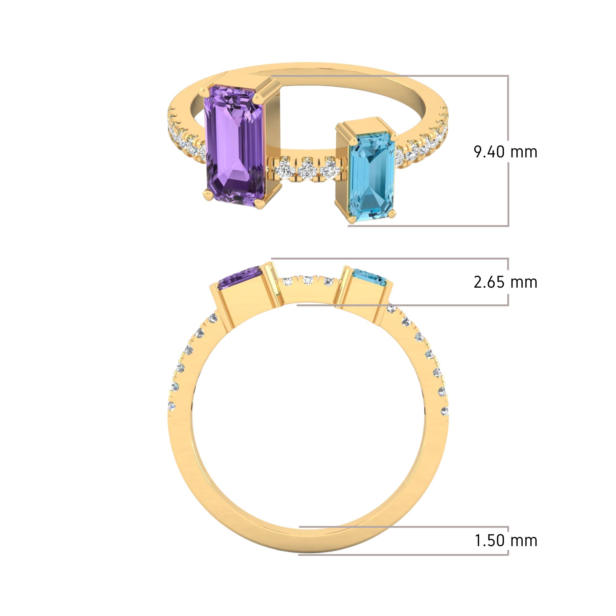 Dual Prism Ring