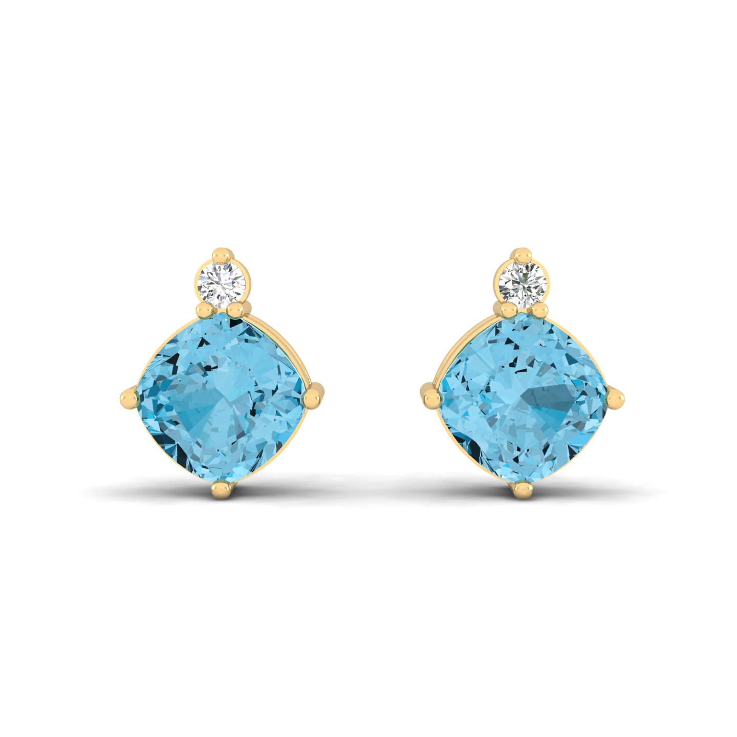 Aqua Gleam Studs