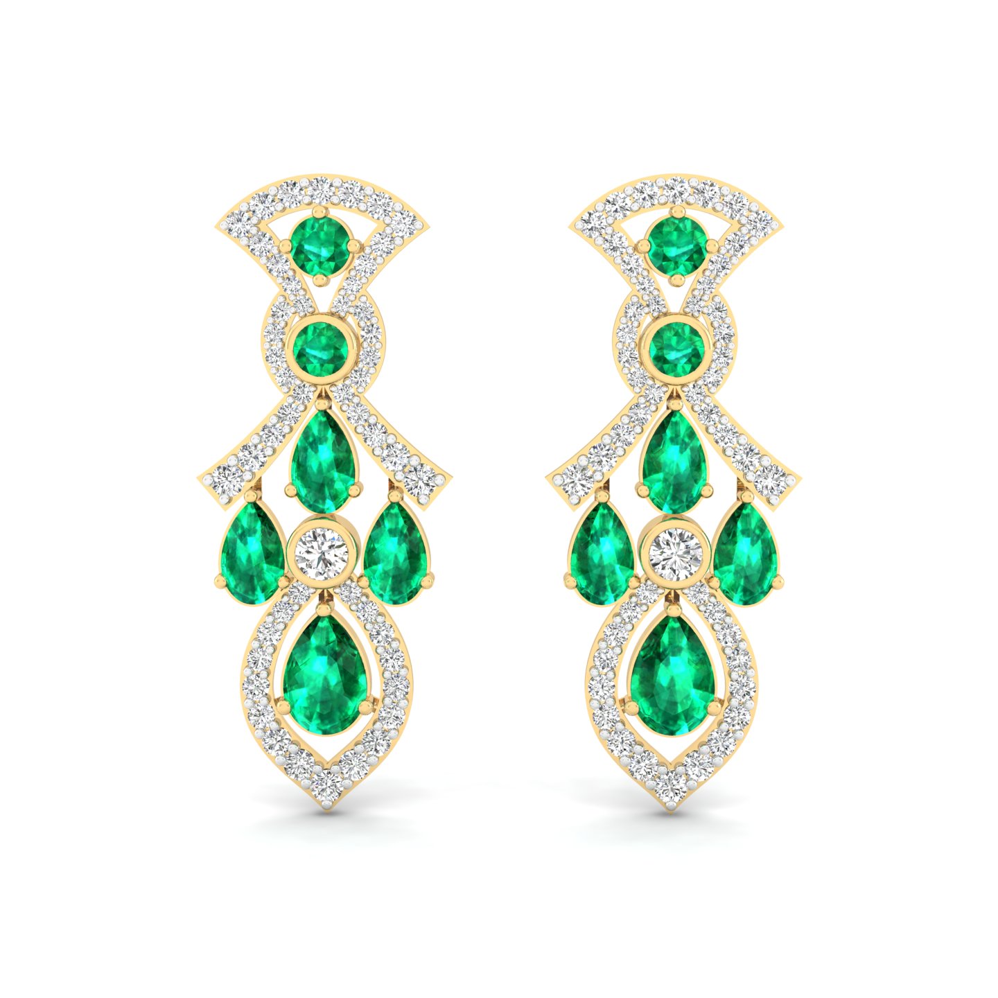 Verdant Cascade Earrings