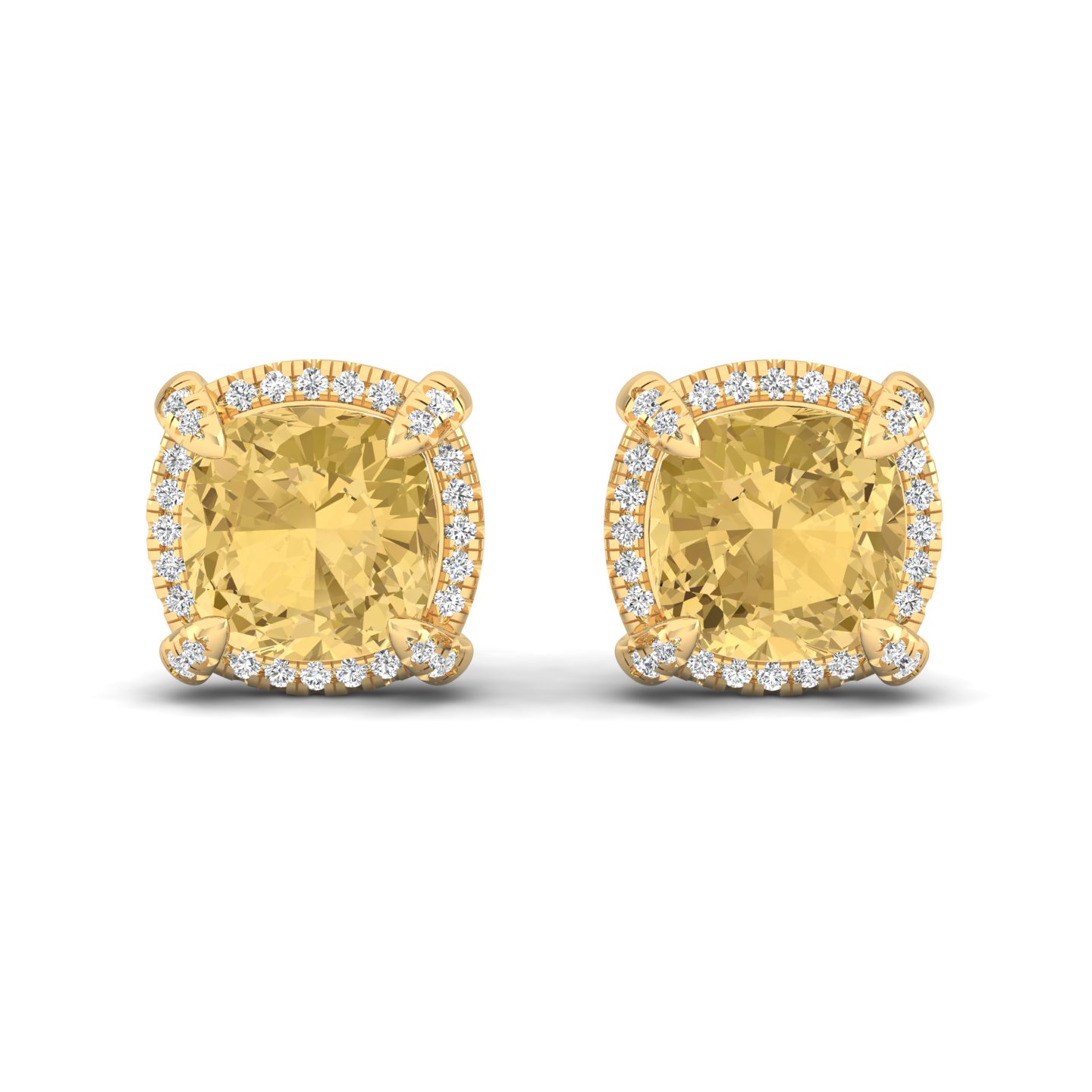 Golden Halo Studs