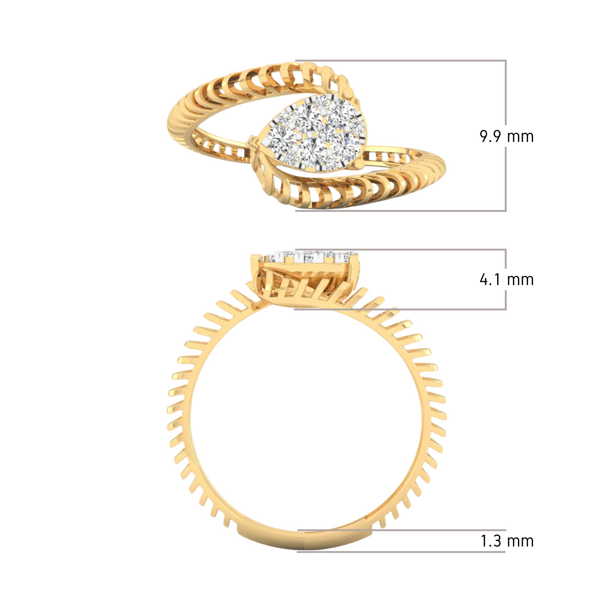 Twist of Grace Ring