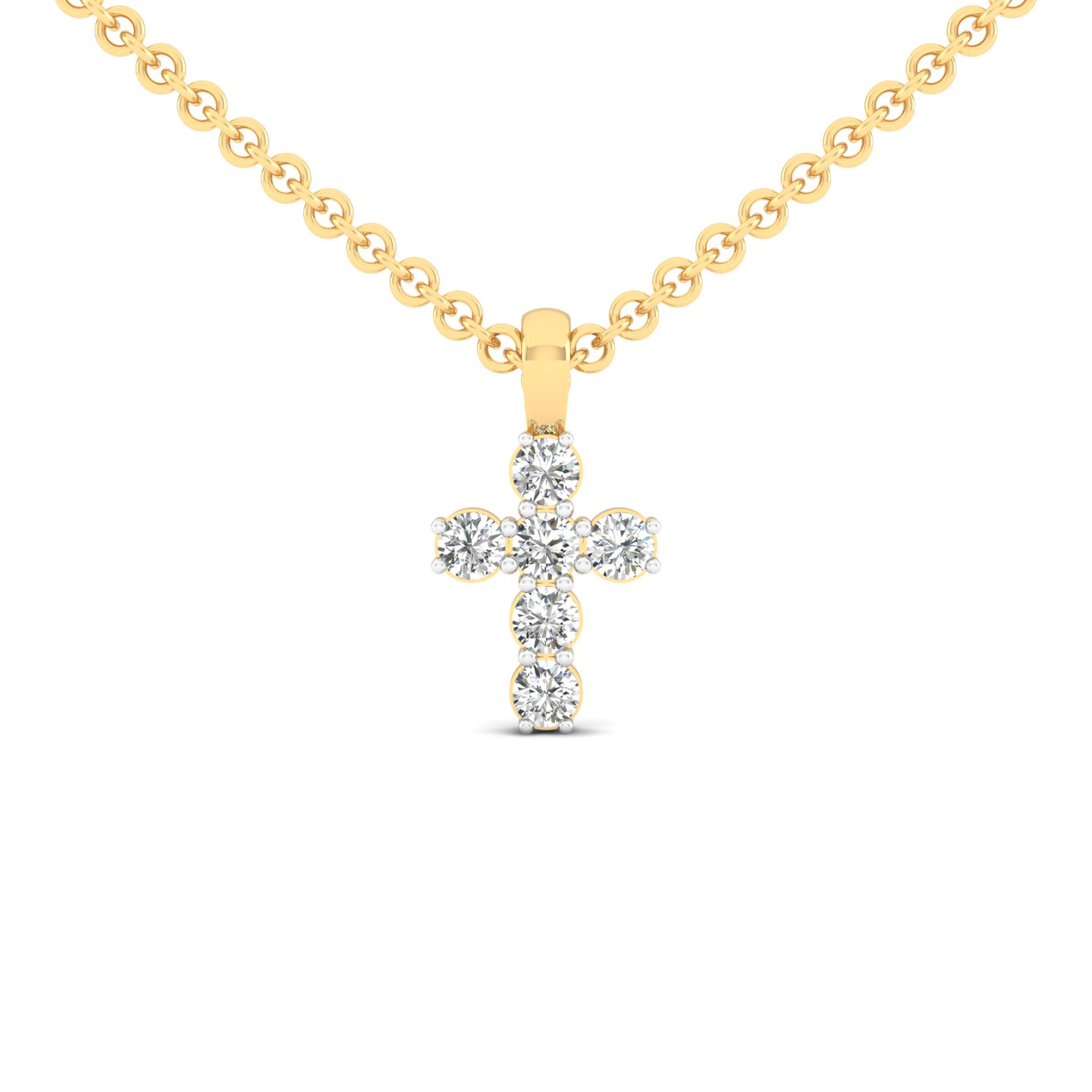 Diamond Cross Pendant