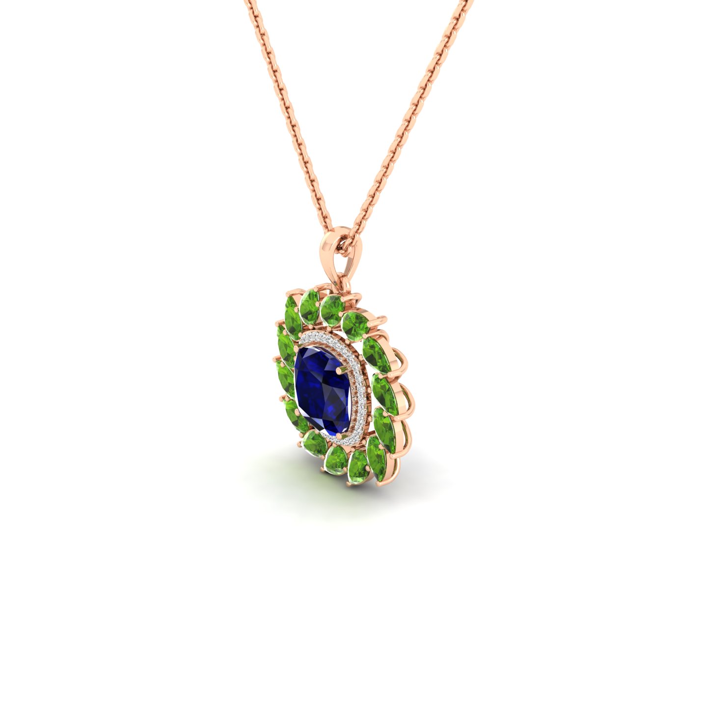 Blue Blossom Pendant