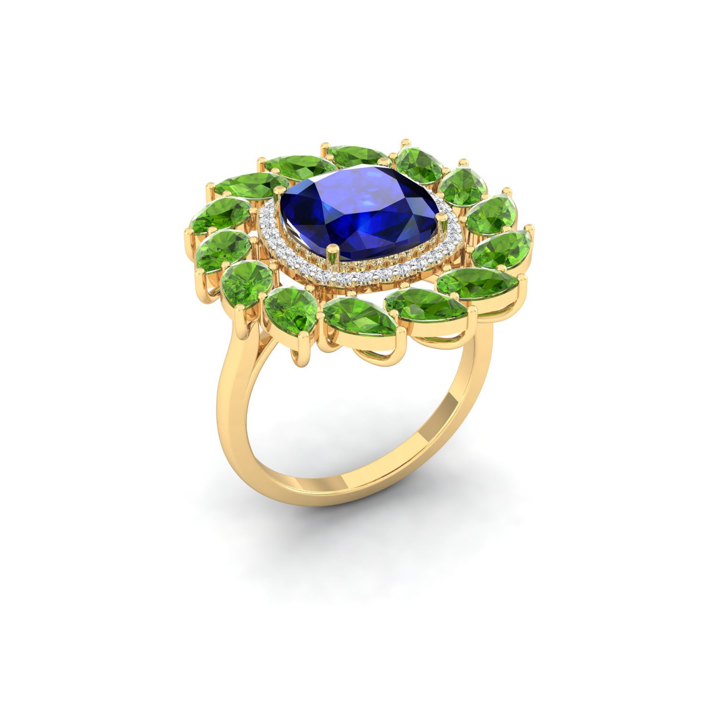 Sapphire Garden Ring