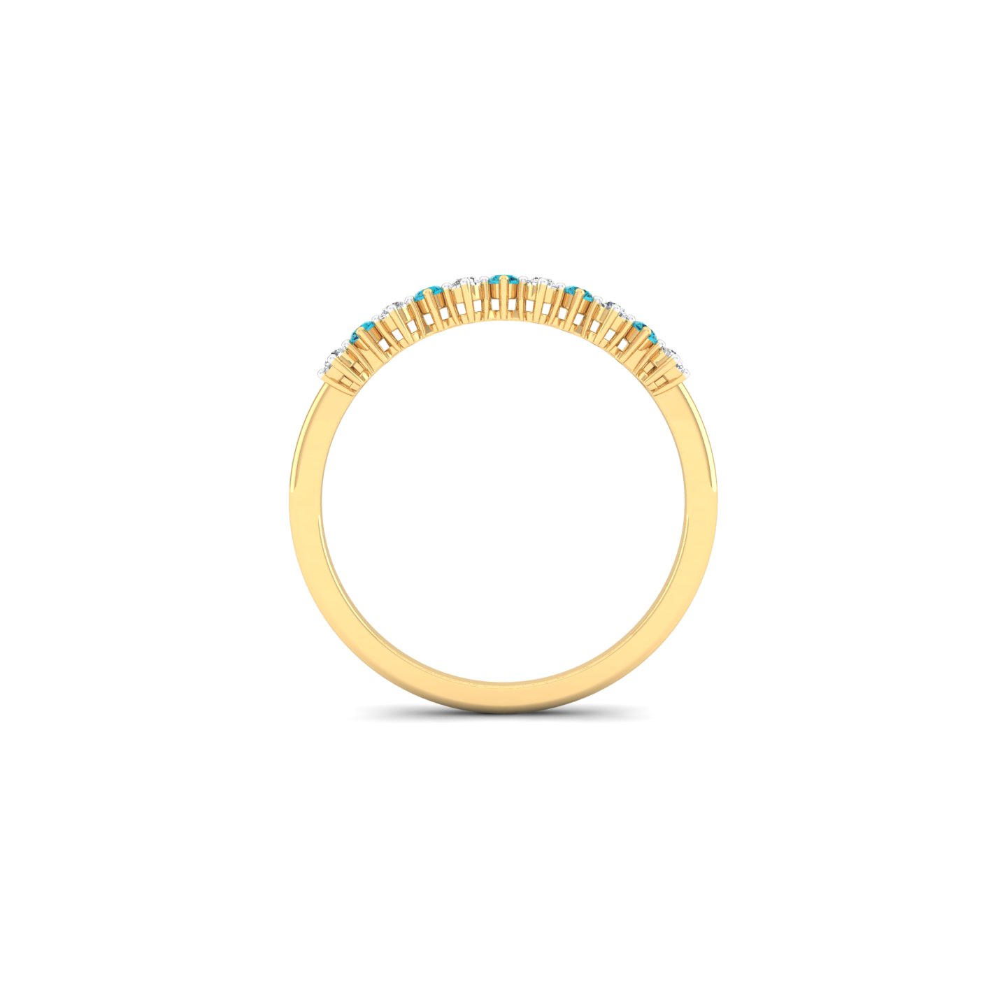 Aqua Tiara Ring