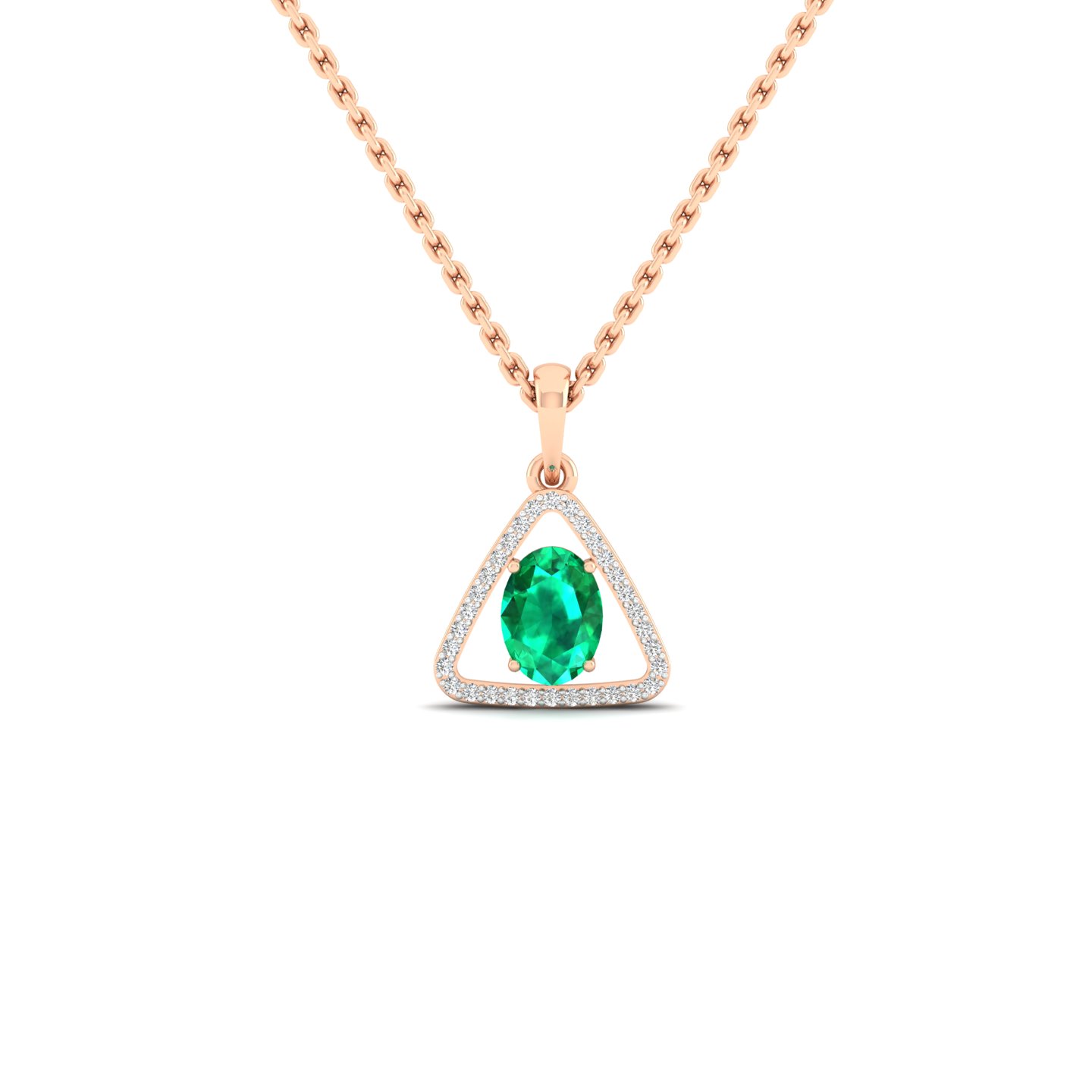 Emerald Triangle Pendant
