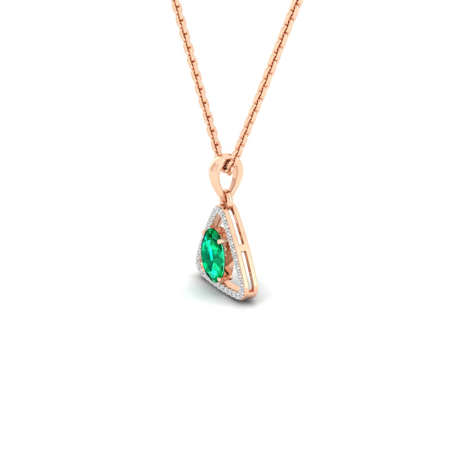 Emerald Triangle Pendant
