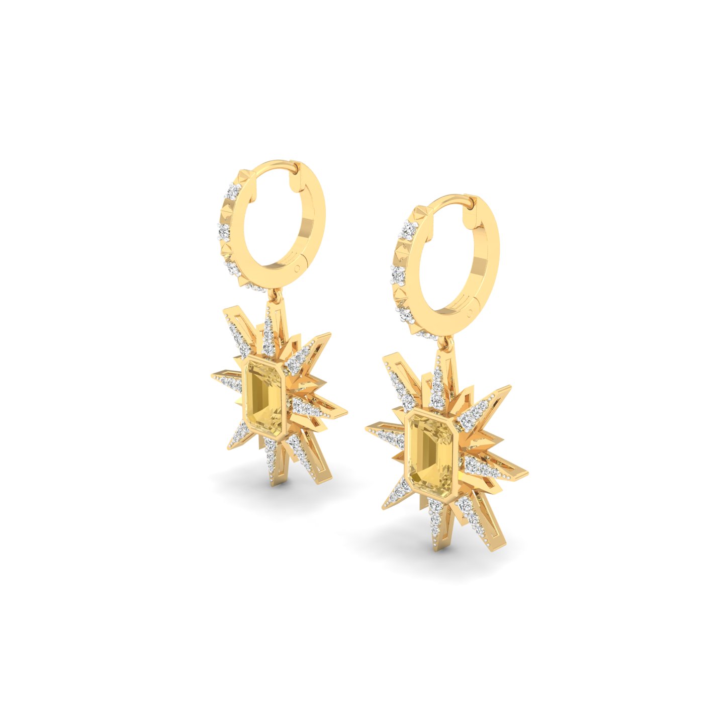 Solar Burst Earrings