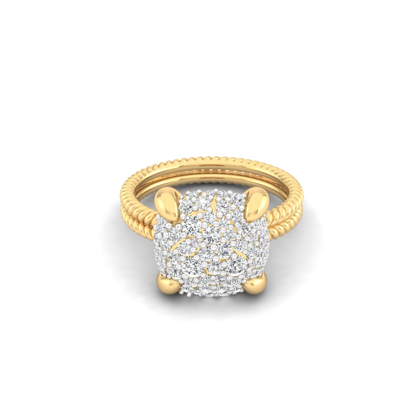 Round Pave Ring