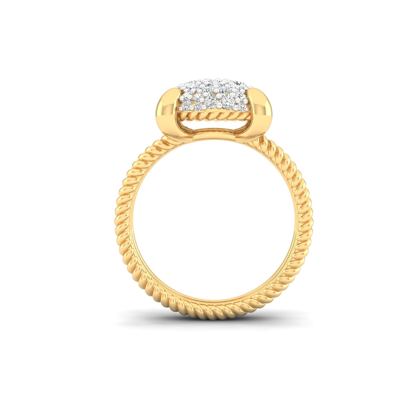 Round Pave Ring