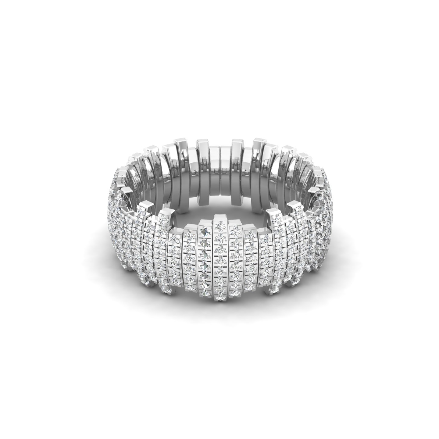 Diamond Multi-Row Eternity Band