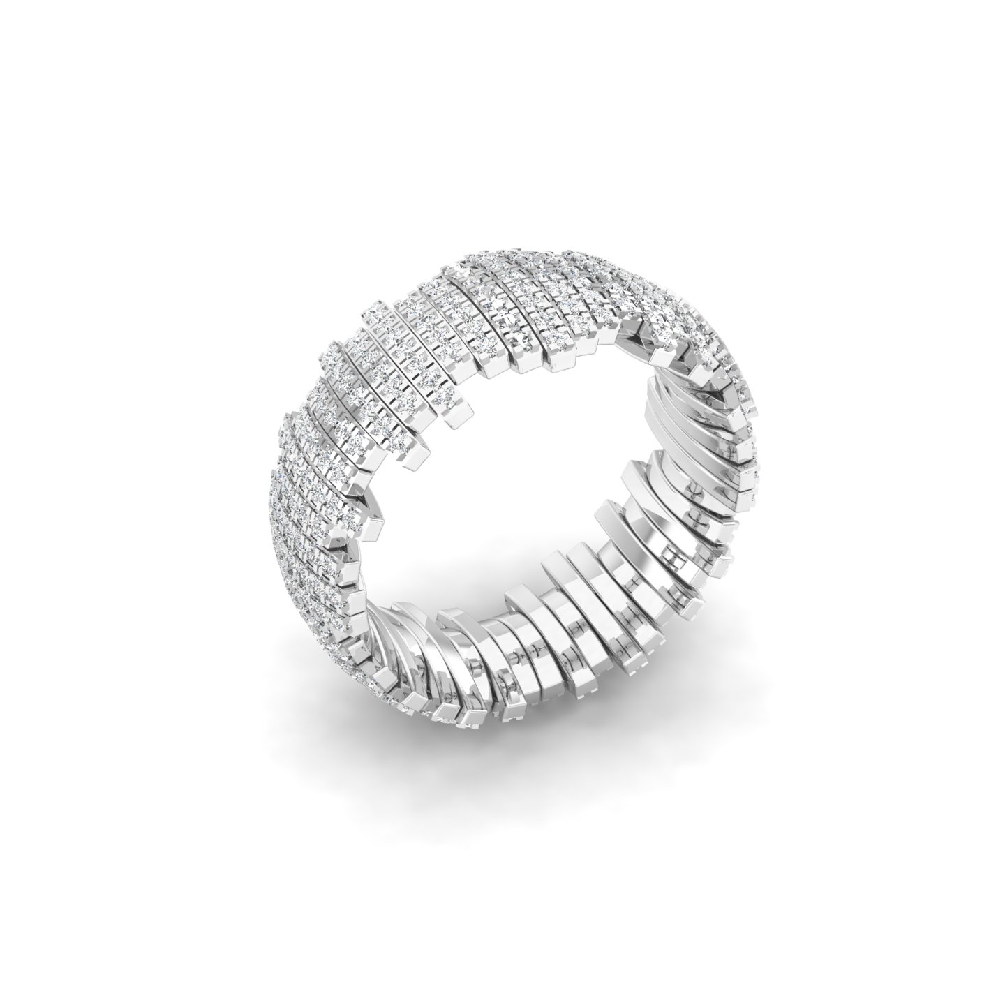 Diamond Multi-Row Eternity Band